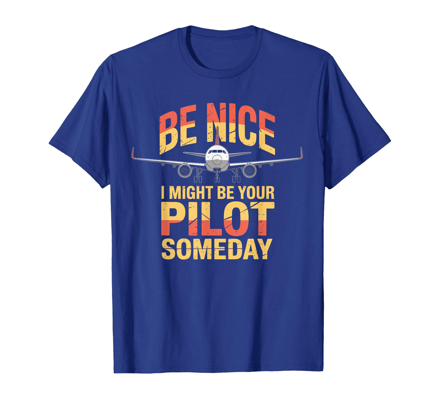 Funny Pilot Art For Men Women Kids Aviation Airplane Pilot T-Shirt