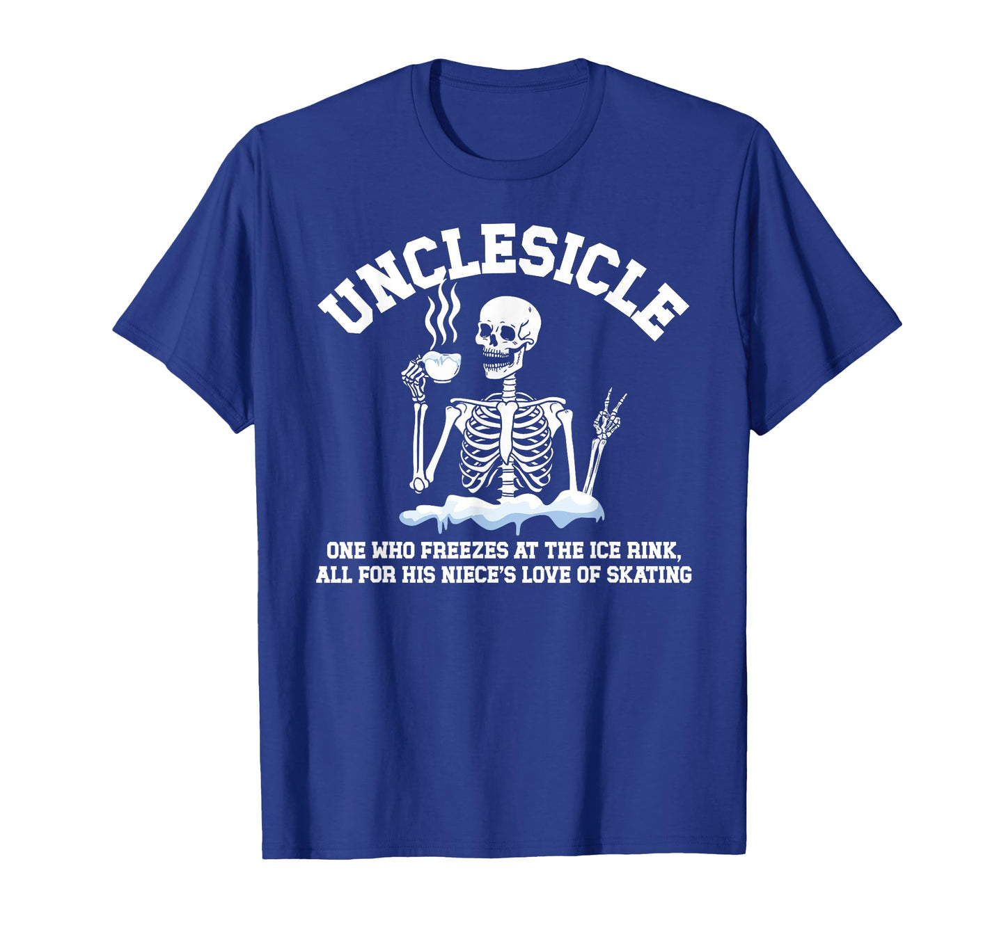 Unclesicle Figure Skating Uncle Of A Figure Skater Uncle T-Shirt