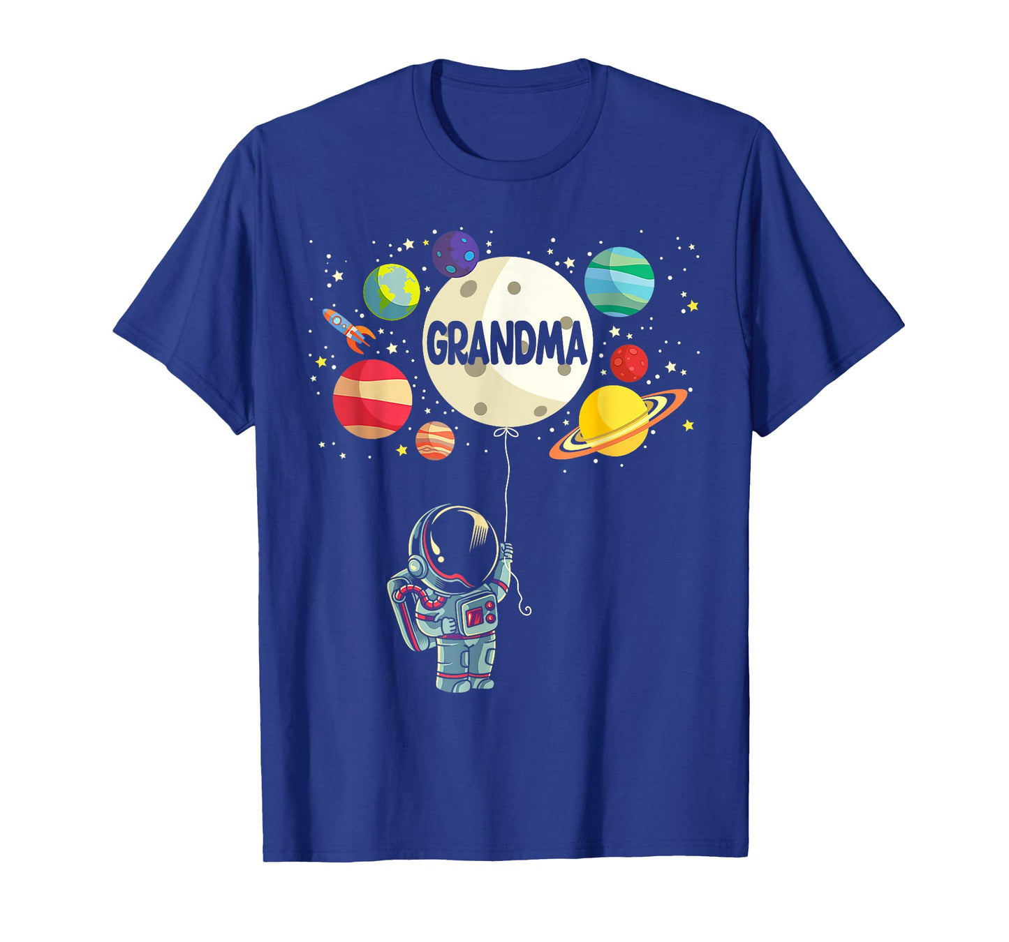Grandma of The Birthday Boy Space Astronaut 1st Birthday T-Shirt