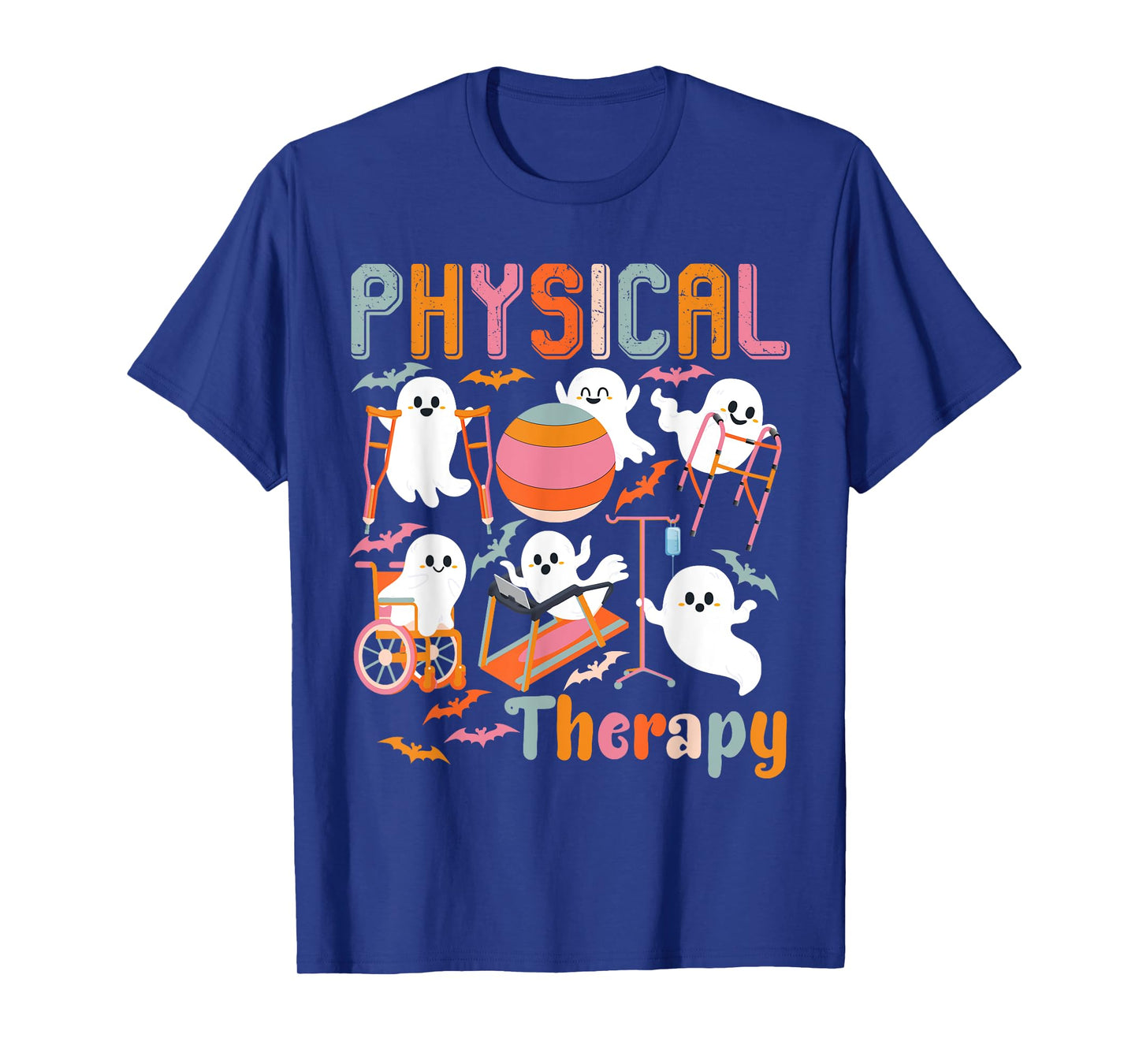 Cute Ghost Physical Therapy PT Physical Therapist Halloween T-Shirt