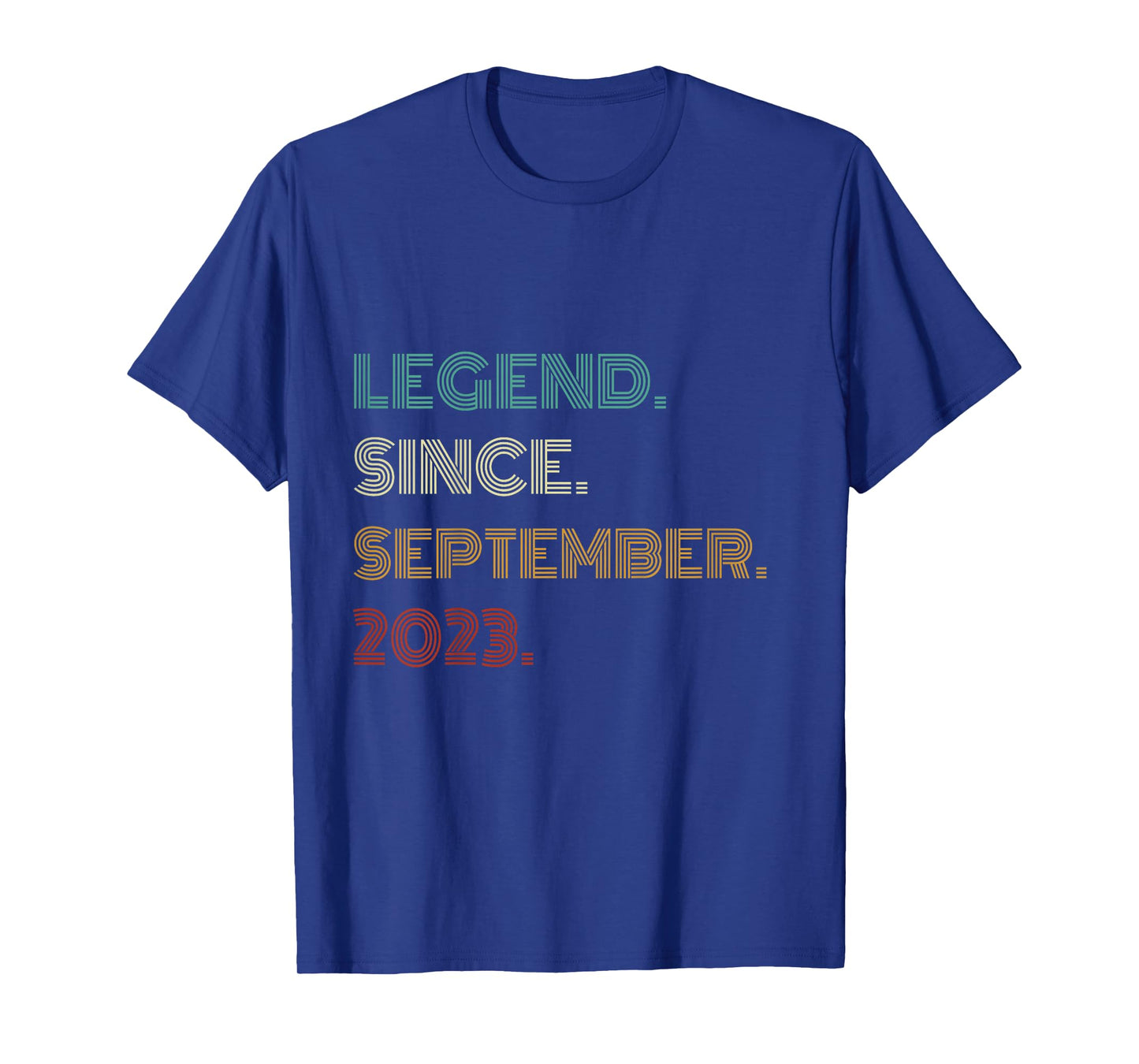 Kids 2 Years Old Legend Since September 2023 2nd Birthday T-Shirt