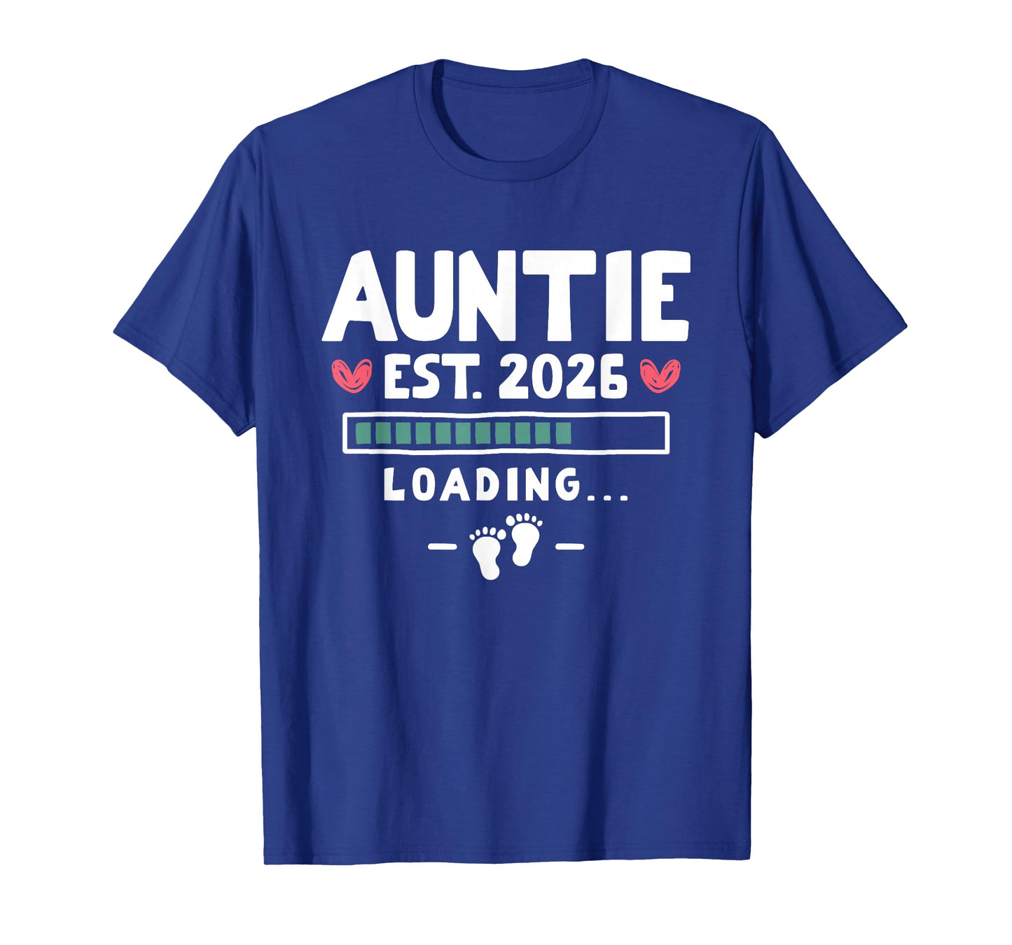 Funny First Time Aunt Baby Announcement - Auntie Est 2026 T-Shirt