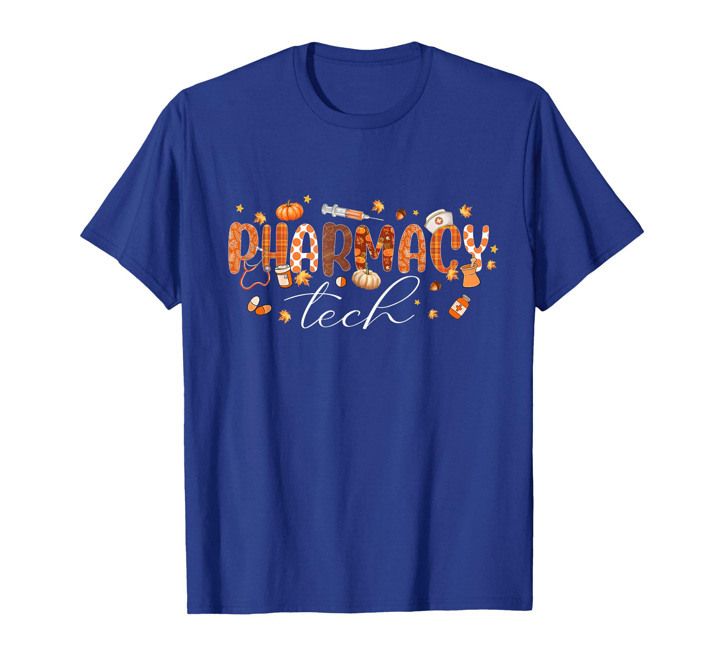 Pharmacy Technician Fall Theme Shirts Thanksgiving Autumn T-Shirt