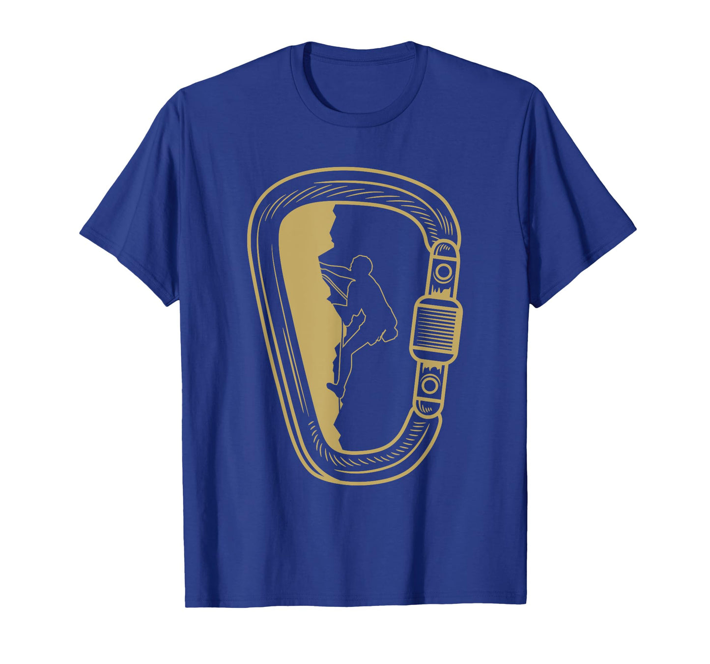 Funny Rock Climbing Carabiner Lovers Outfit Men Women Kids T-Shirt