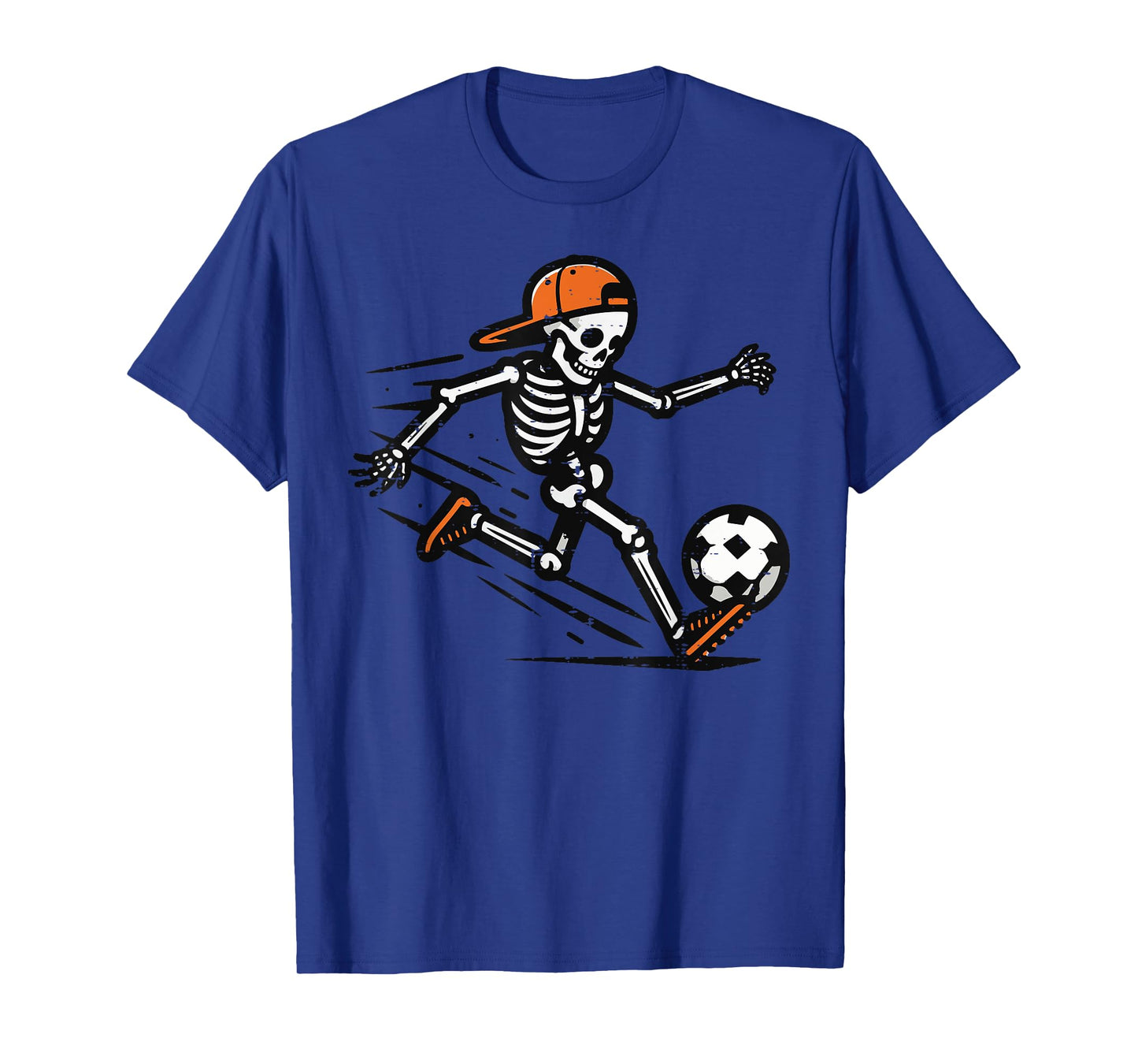 Halloween Skeleton Soccer Football Costume Men Boys Kids T-Shirt
