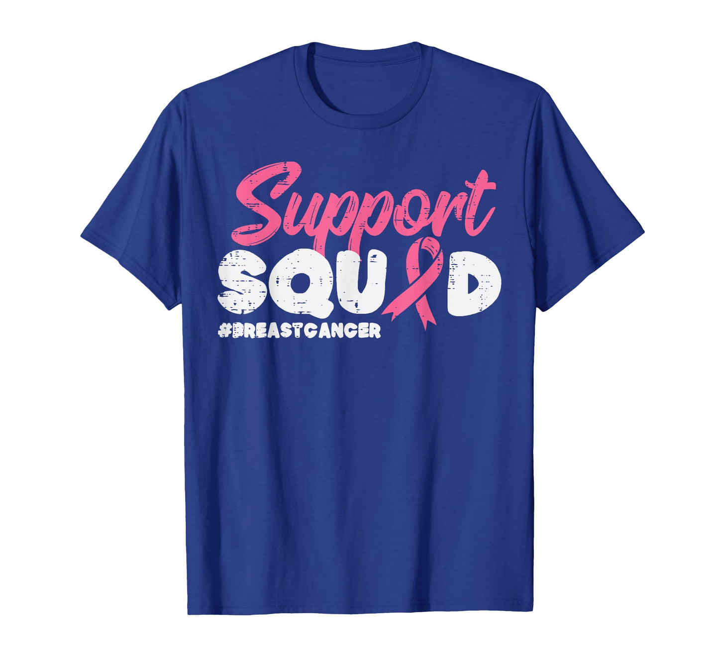 Support Squad Breast Cancer Awareness Ribbon Men Women Kids T-Shirt