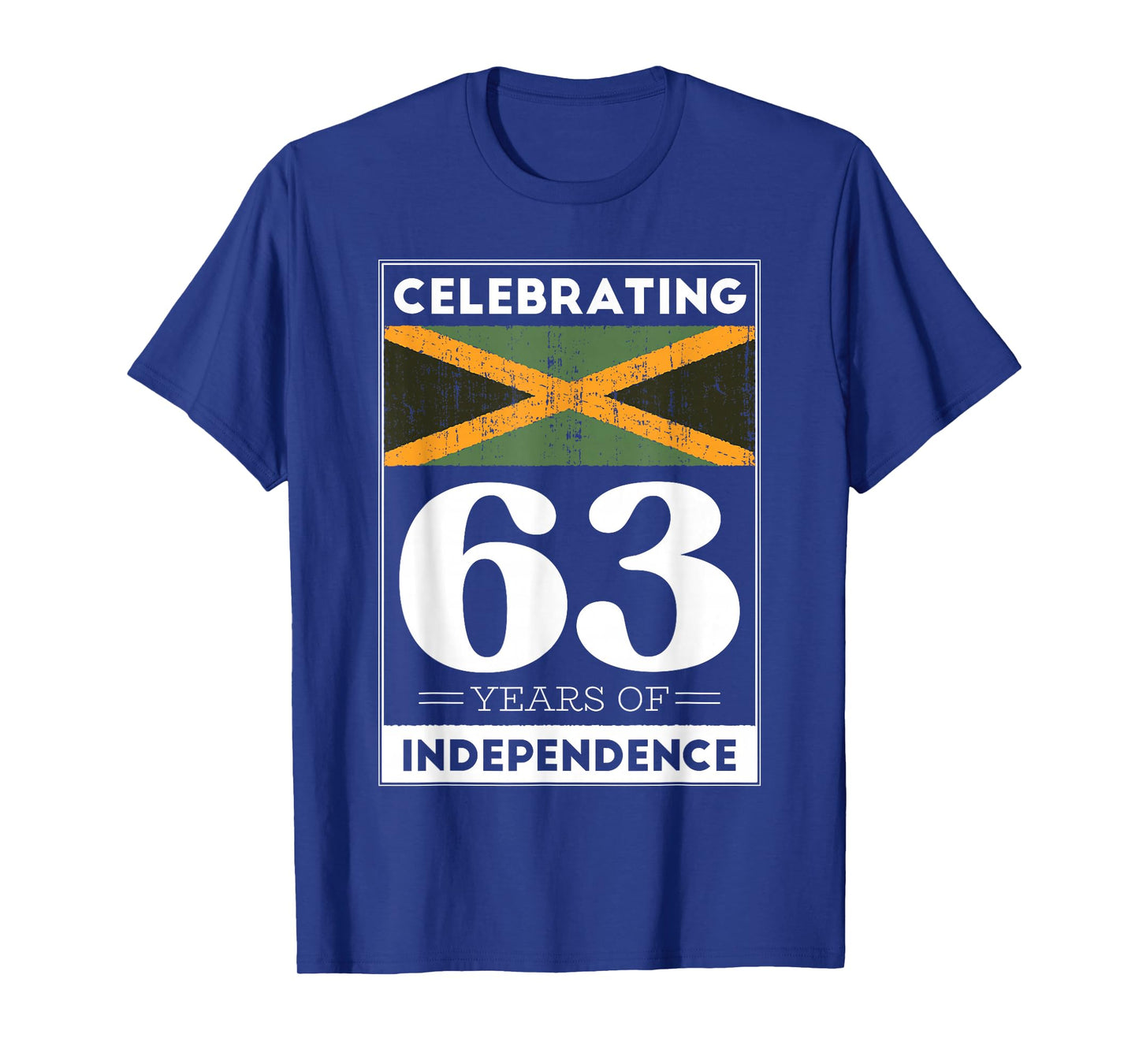 Jamaica 63rd Independence Day Jamaican Pride Jamaica Flag T-Shirt