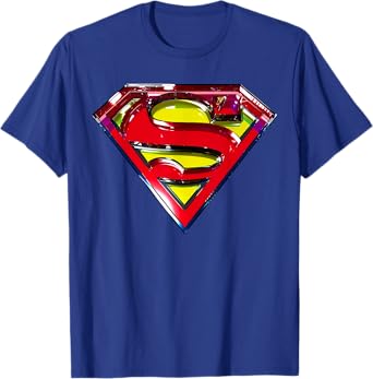 DC Superman Logo Glass T-Shirt