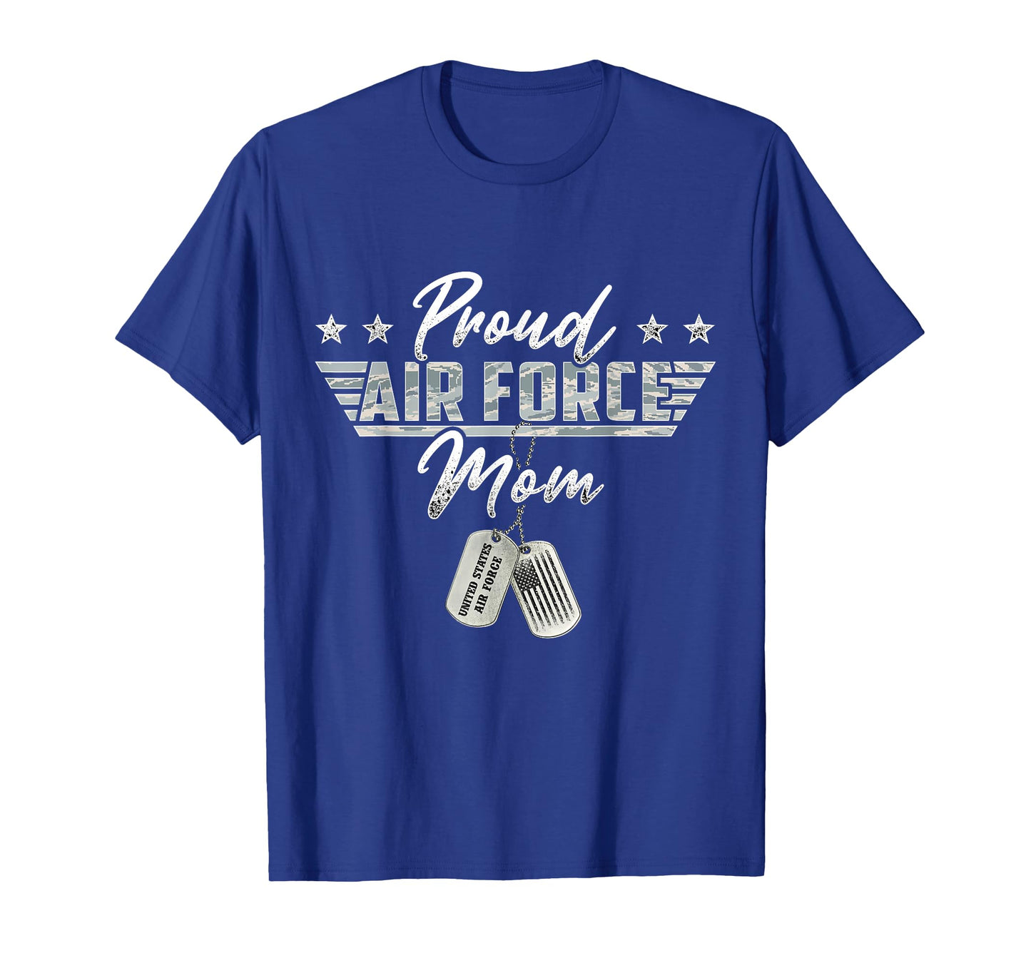 Proud Air Force Mom Military US Air Force Family Matching T-Shirt