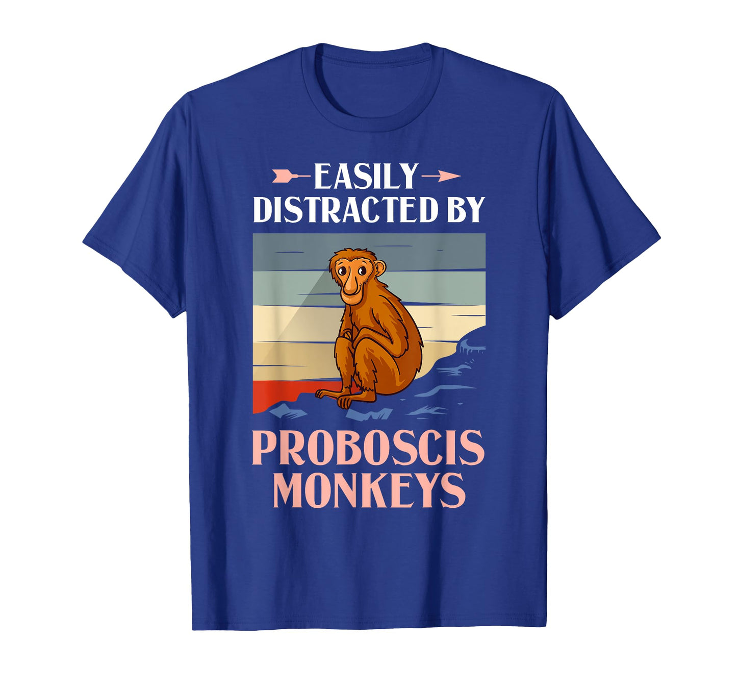 Proboscis Monkey Funny Long Nosed Monkeys T-Shirt