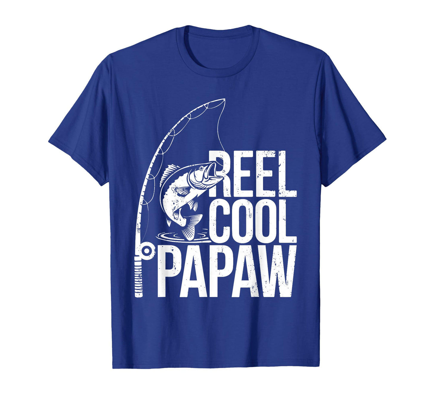 Reel Cool Papaw Shirt Men Papa Fisherman Fathers Day T-Shirt
