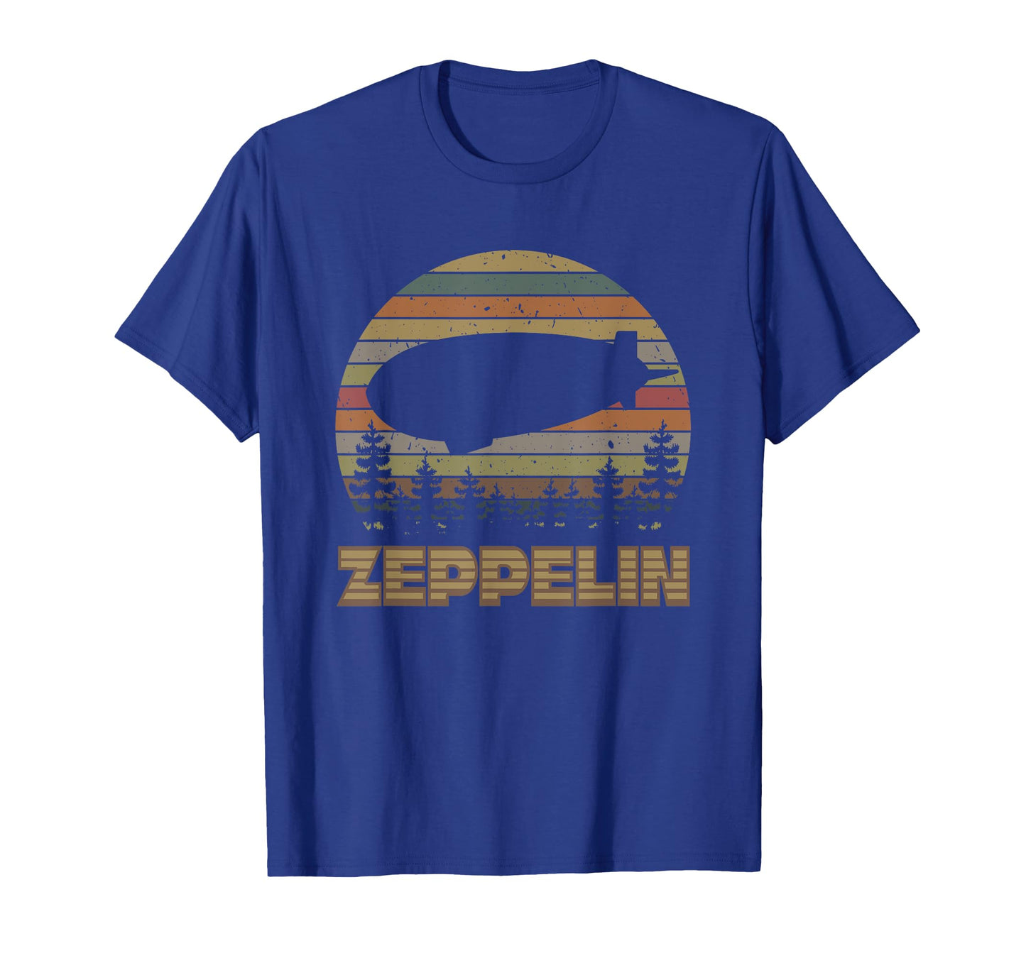 Vintage Zeppelin Funny Sunset Airship Pilot Dirigible Lovers T-Shirt