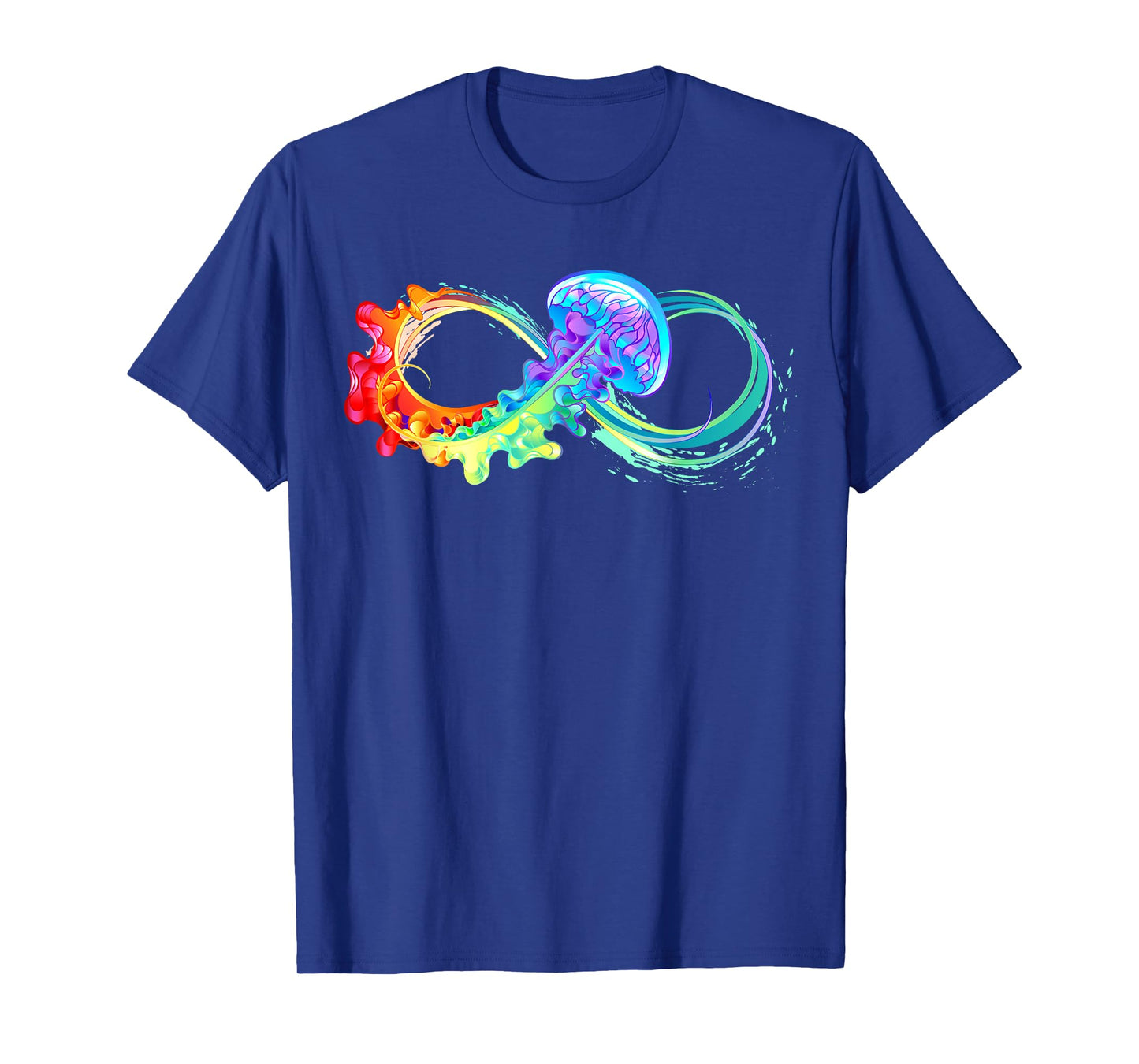 Watercolor Infinity Autistic Pride ASD Autism Awareness T-Shirt