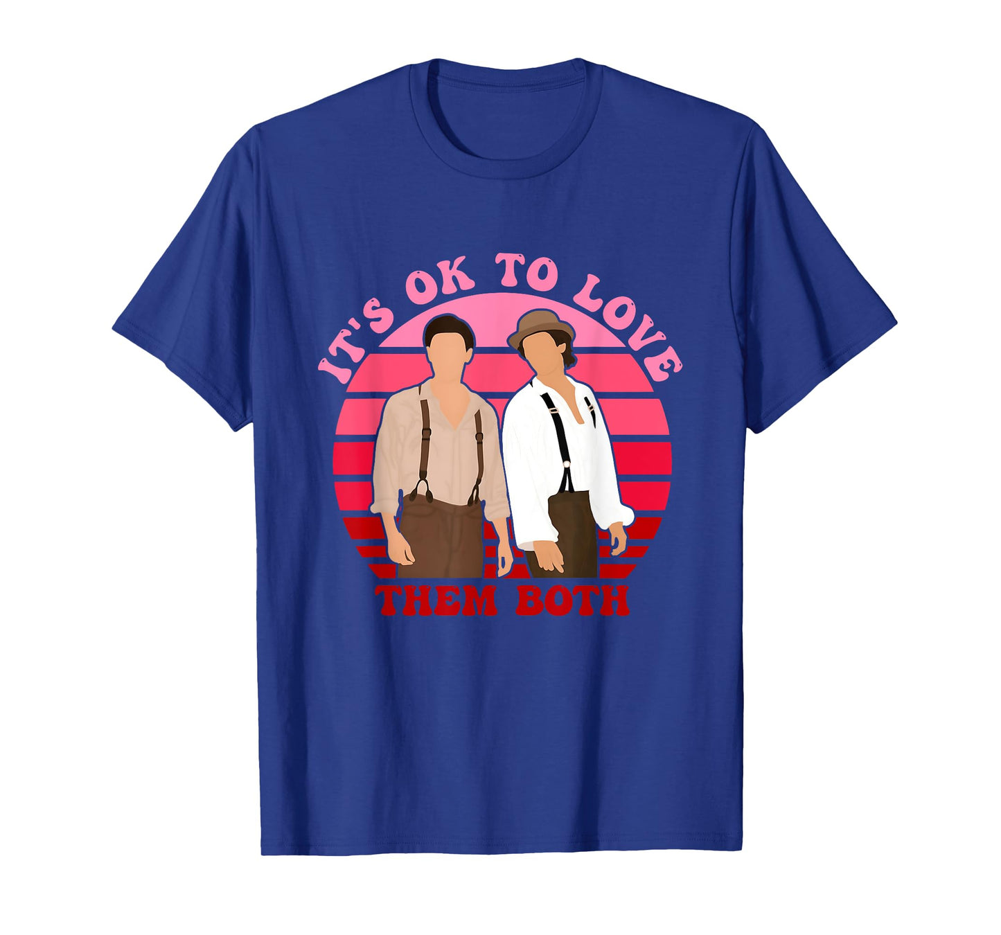 It's O.k To Love Them Both Design T-Shirt