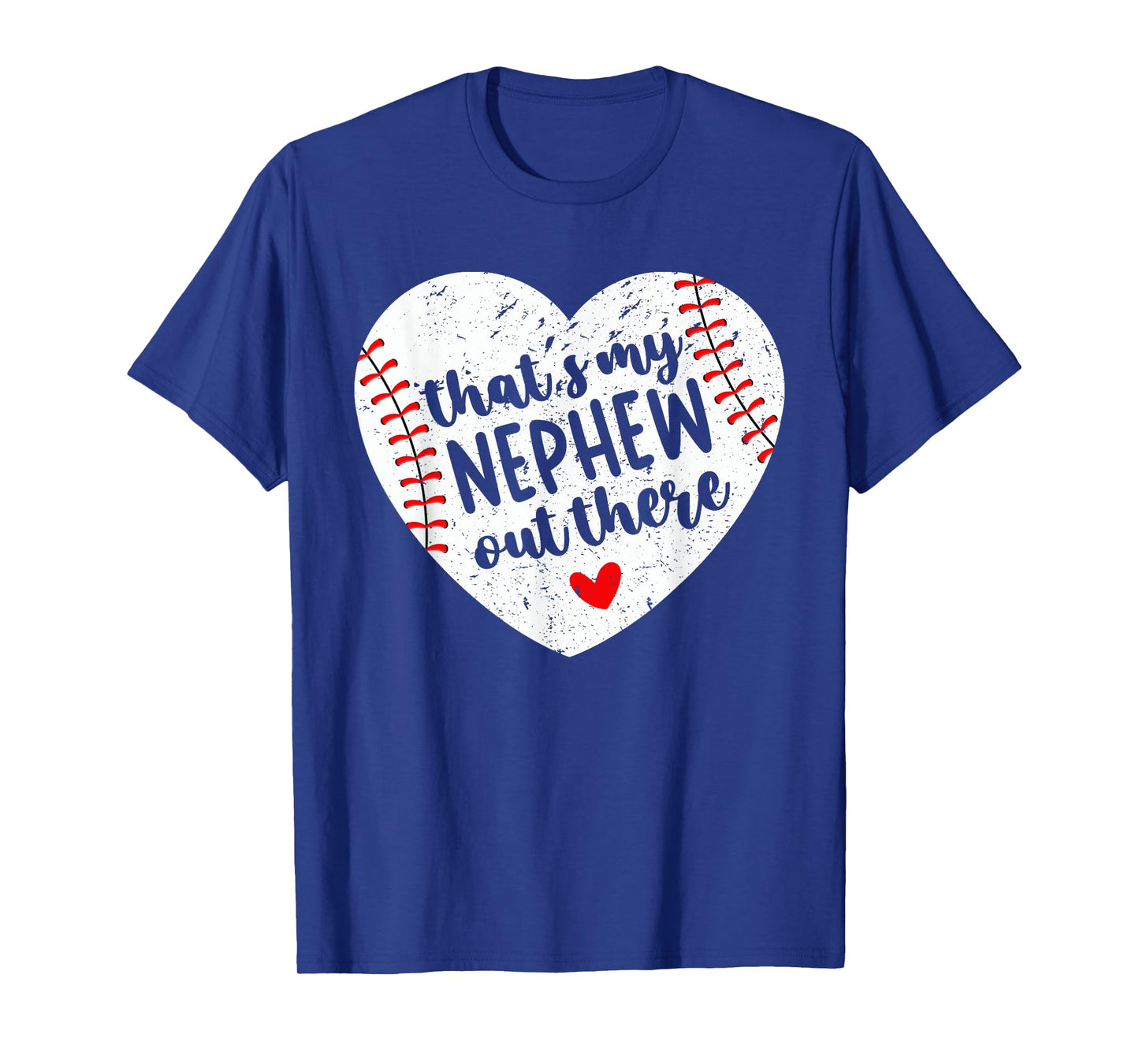That’s My Nephew Out There Baseball Aunt Heart Mothers Day T-Shirt