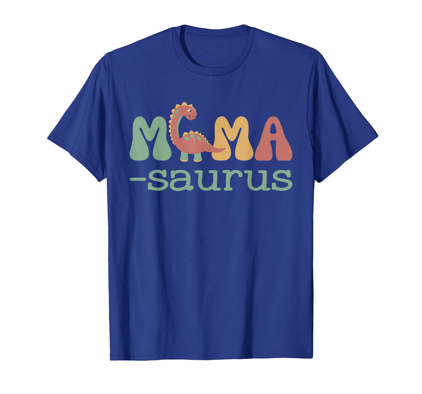 Mamasaurus T Rex Dinosaur Mama Saurus Family Matching Retro T-Shirt