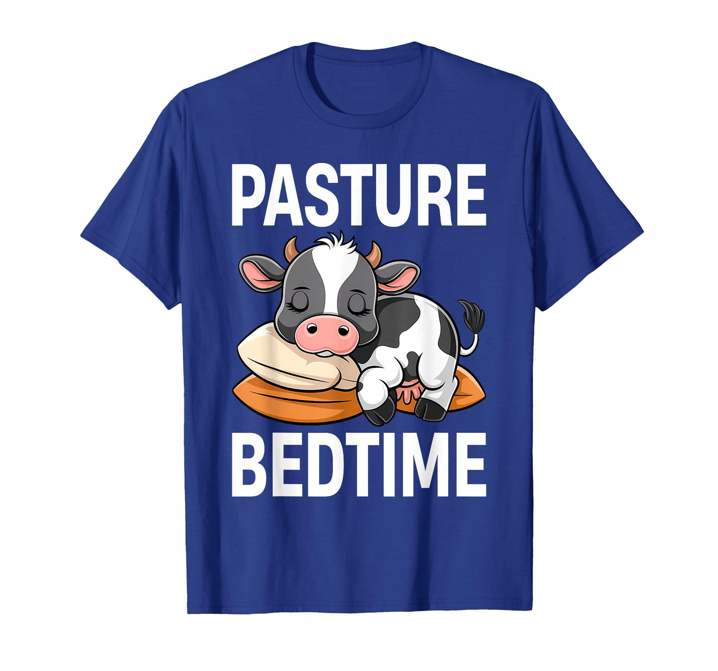 Funny Pasture Bedtime Cute Cow Pajamas PJ Sleep T-Shirt