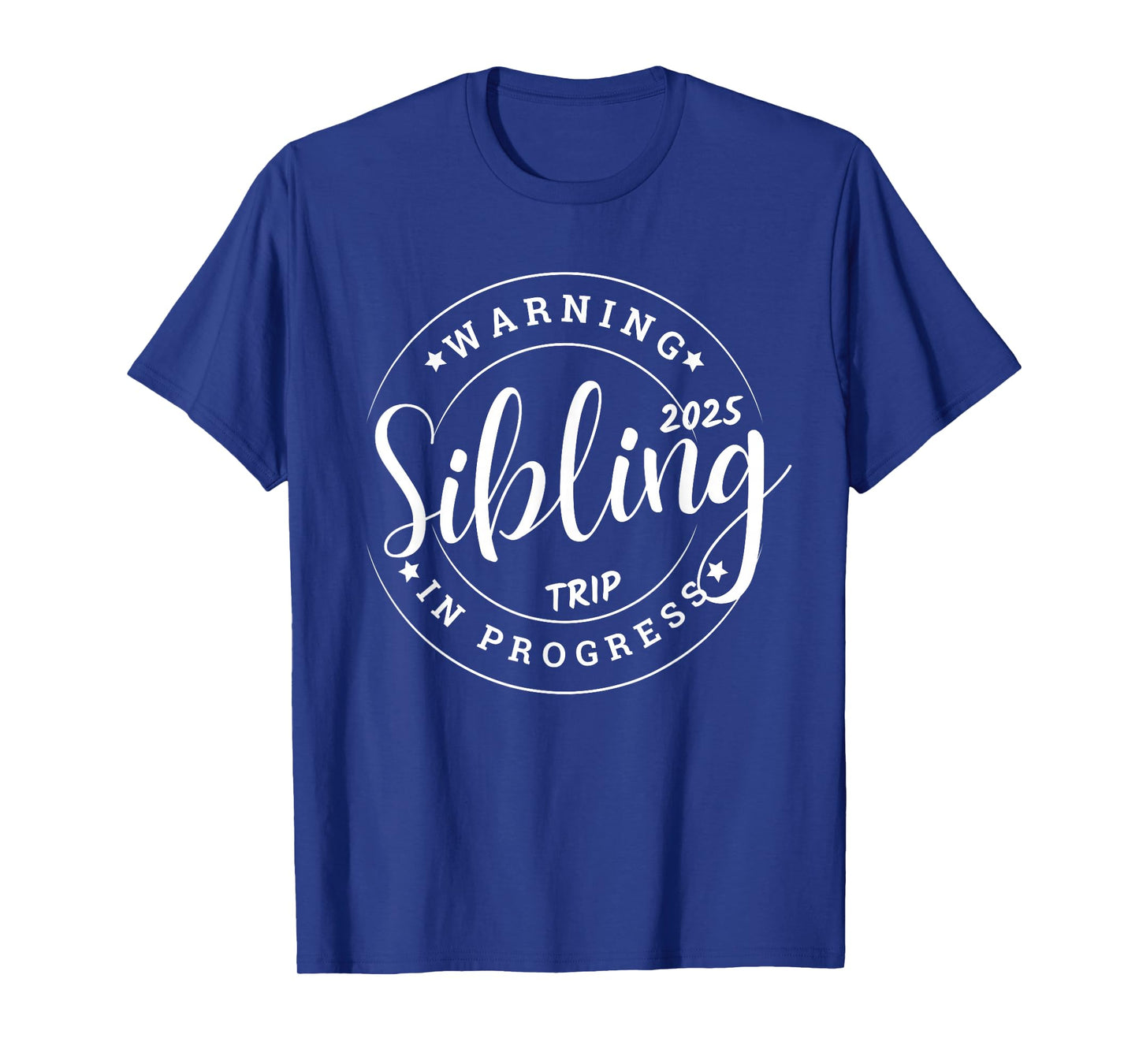 Funny Sibling Trip 2025 Family Matching Girls Sister Brother T-Shirt