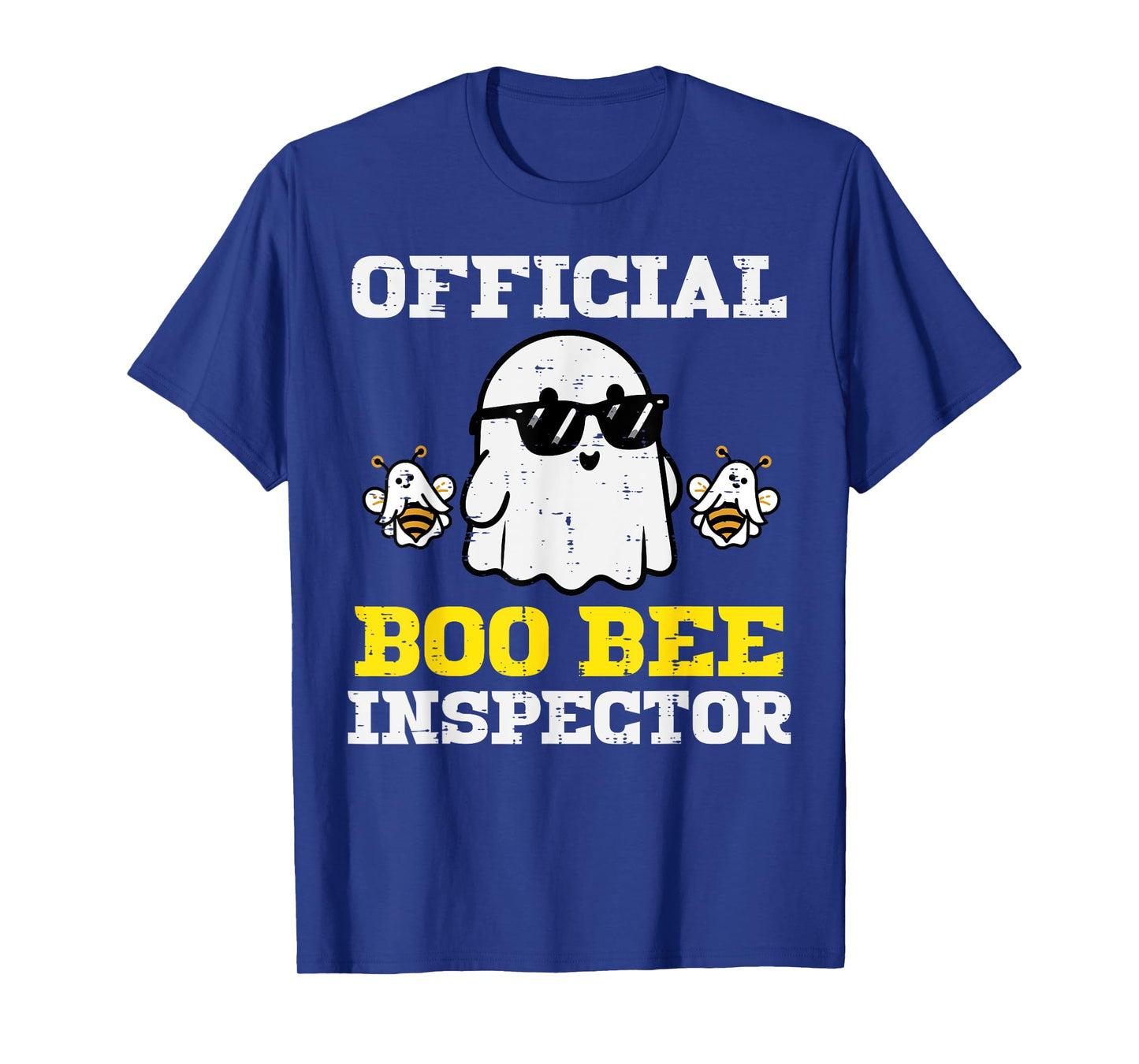 Halloween Boo Official Bee Inspector Funny Costume Men Women T-Shirt