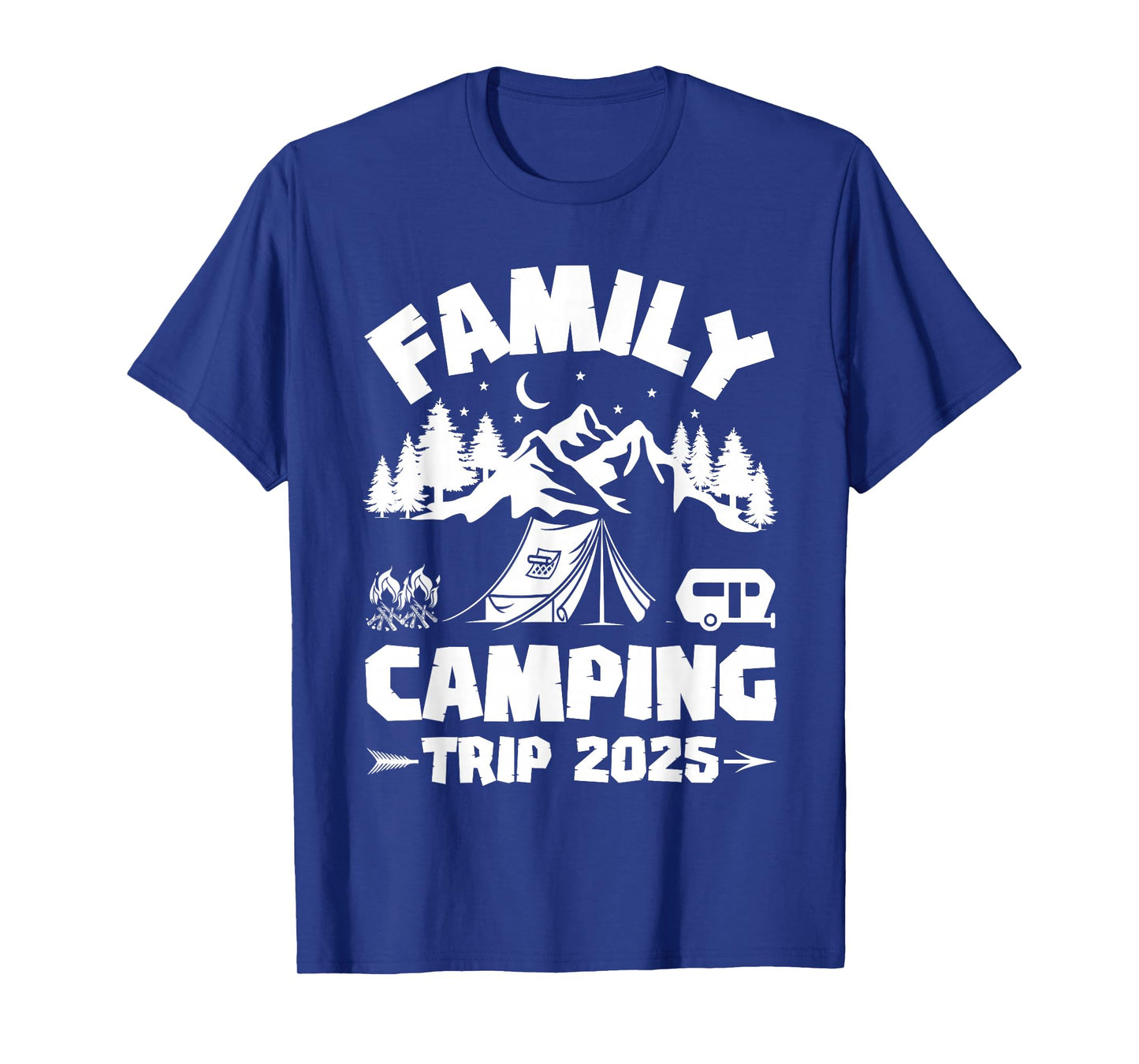 Family Camping Trip 2025 Matching Crew Summer Vacation Squad T-Shirt