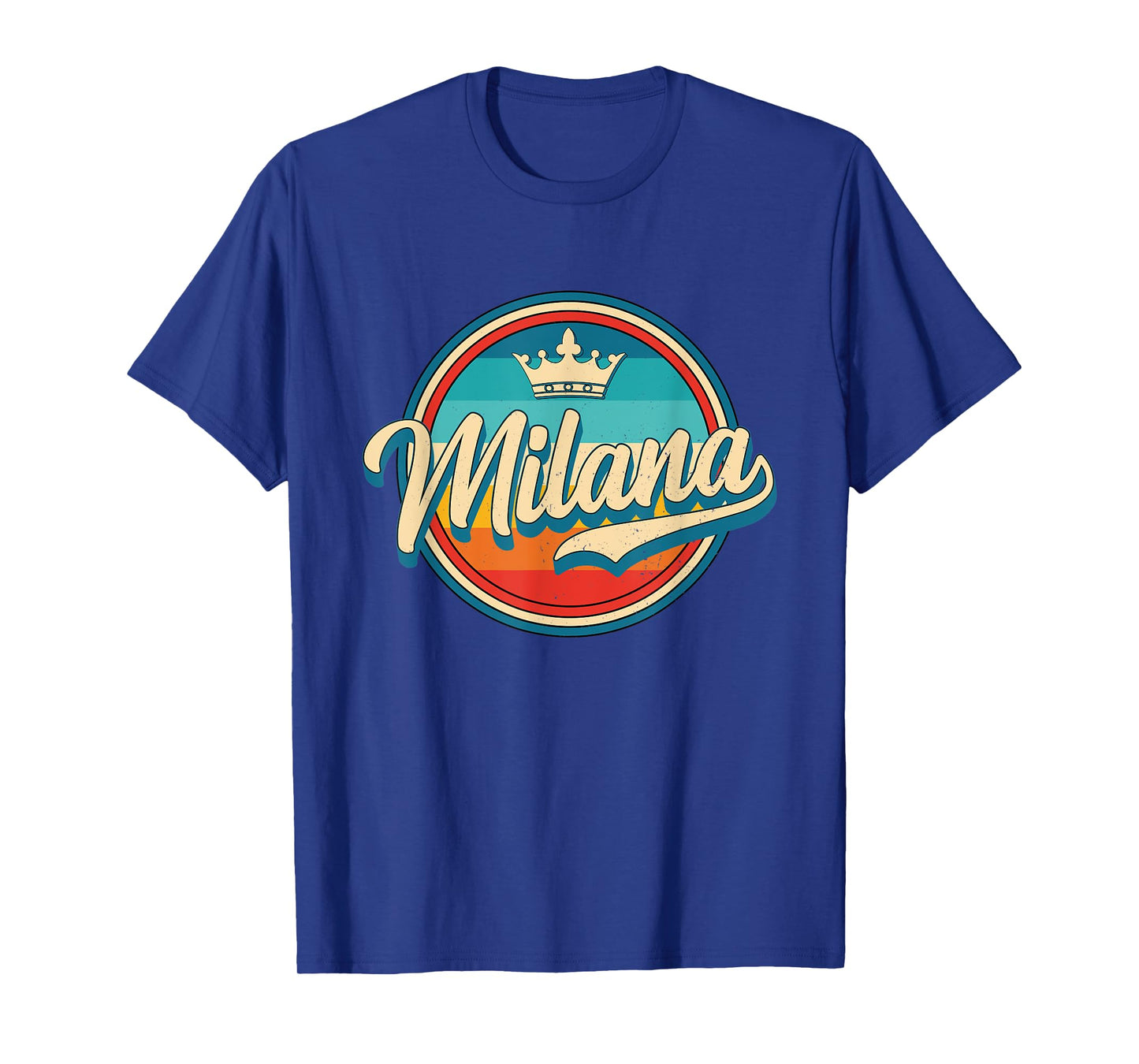 Milana retro name funny vintage first name Milana T-Shirt
