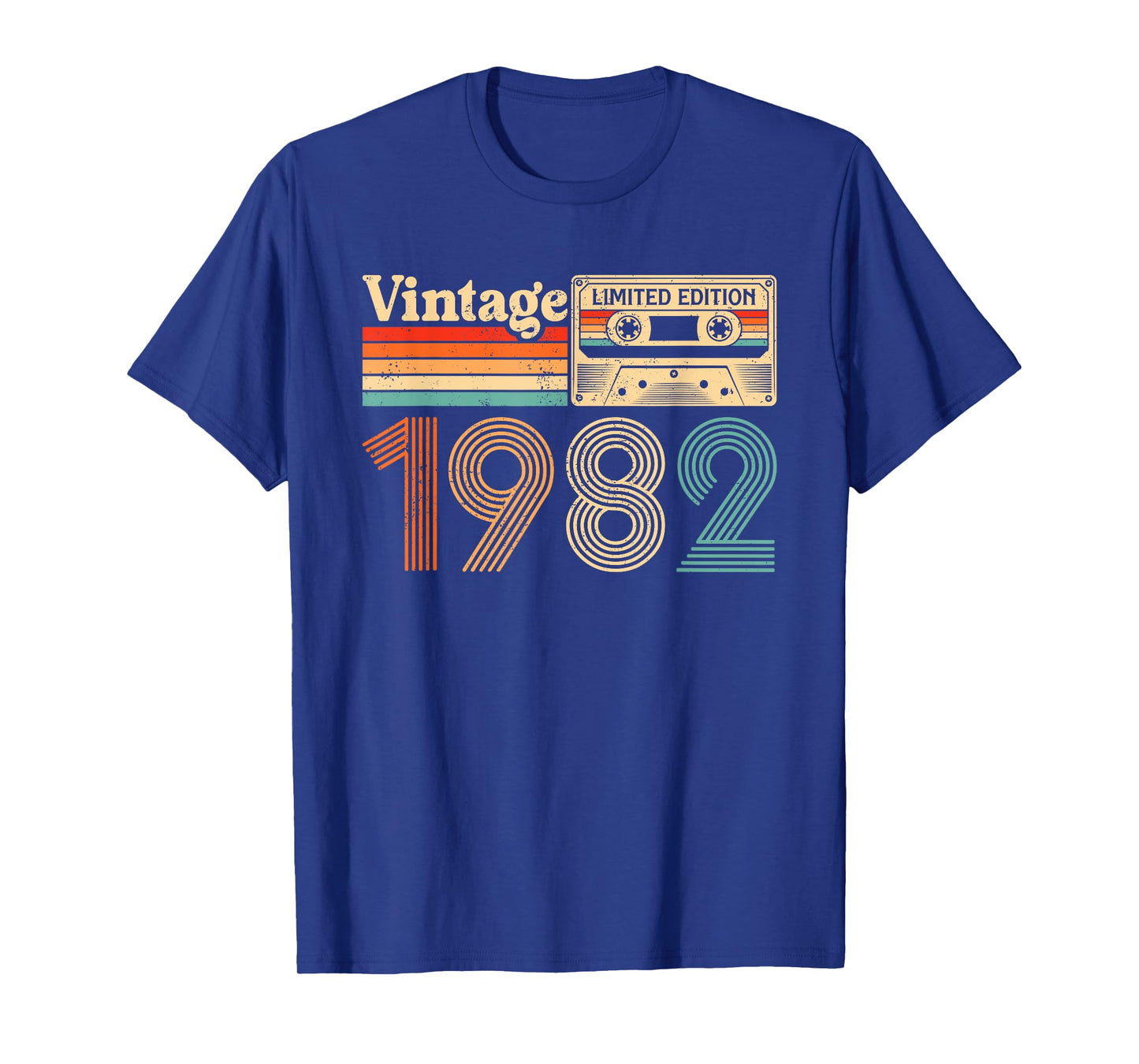 43 Year Old Vintage Born In 1982 43rd Birthday Cassette Tape T-Shirt