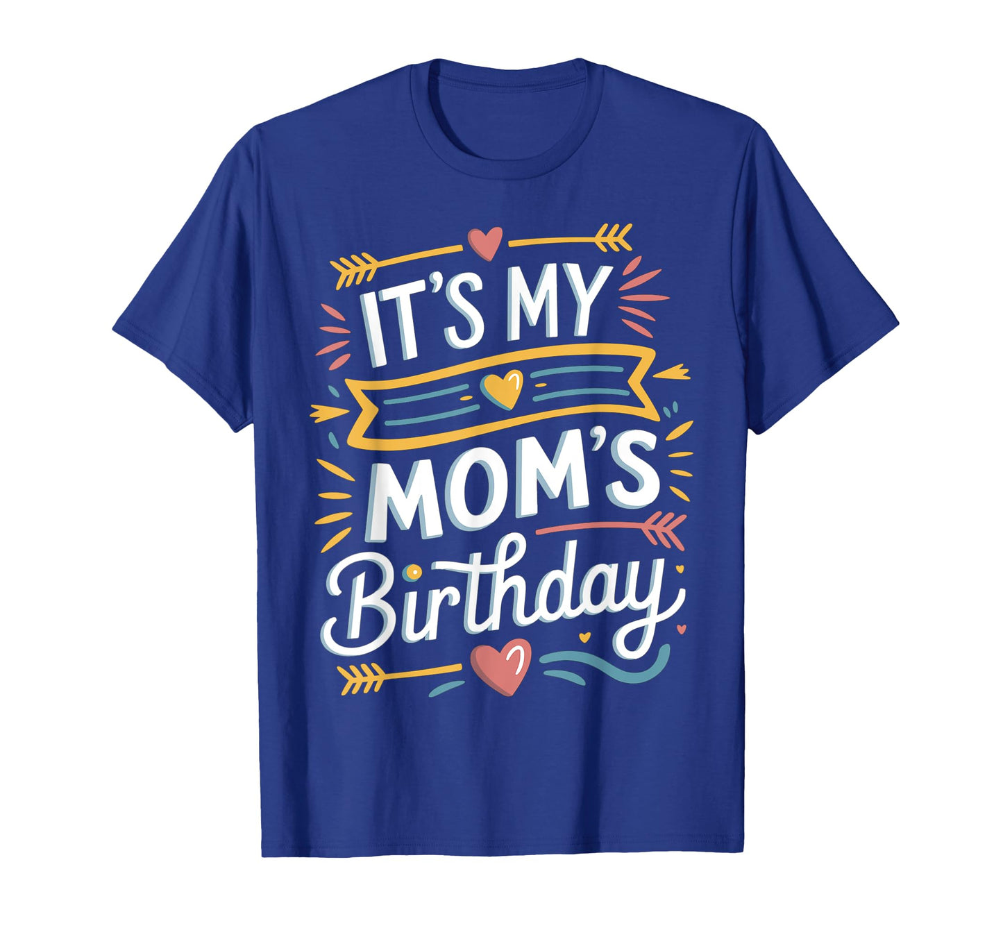 Boho Nostalgia Design It's My mom's Birthday Retro Women Kid T-Shirt