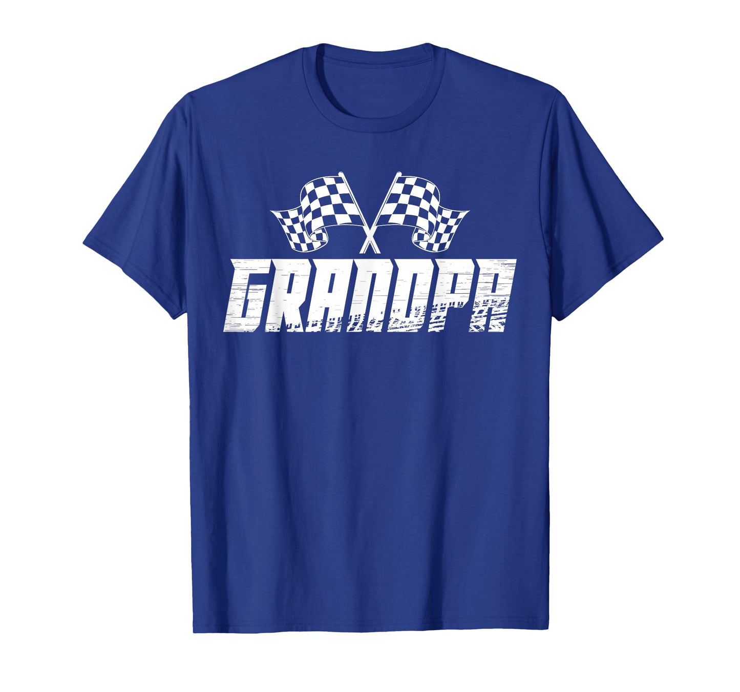 Grandpa Pit Crew Family Racing Birthday Race Car T-Shirt