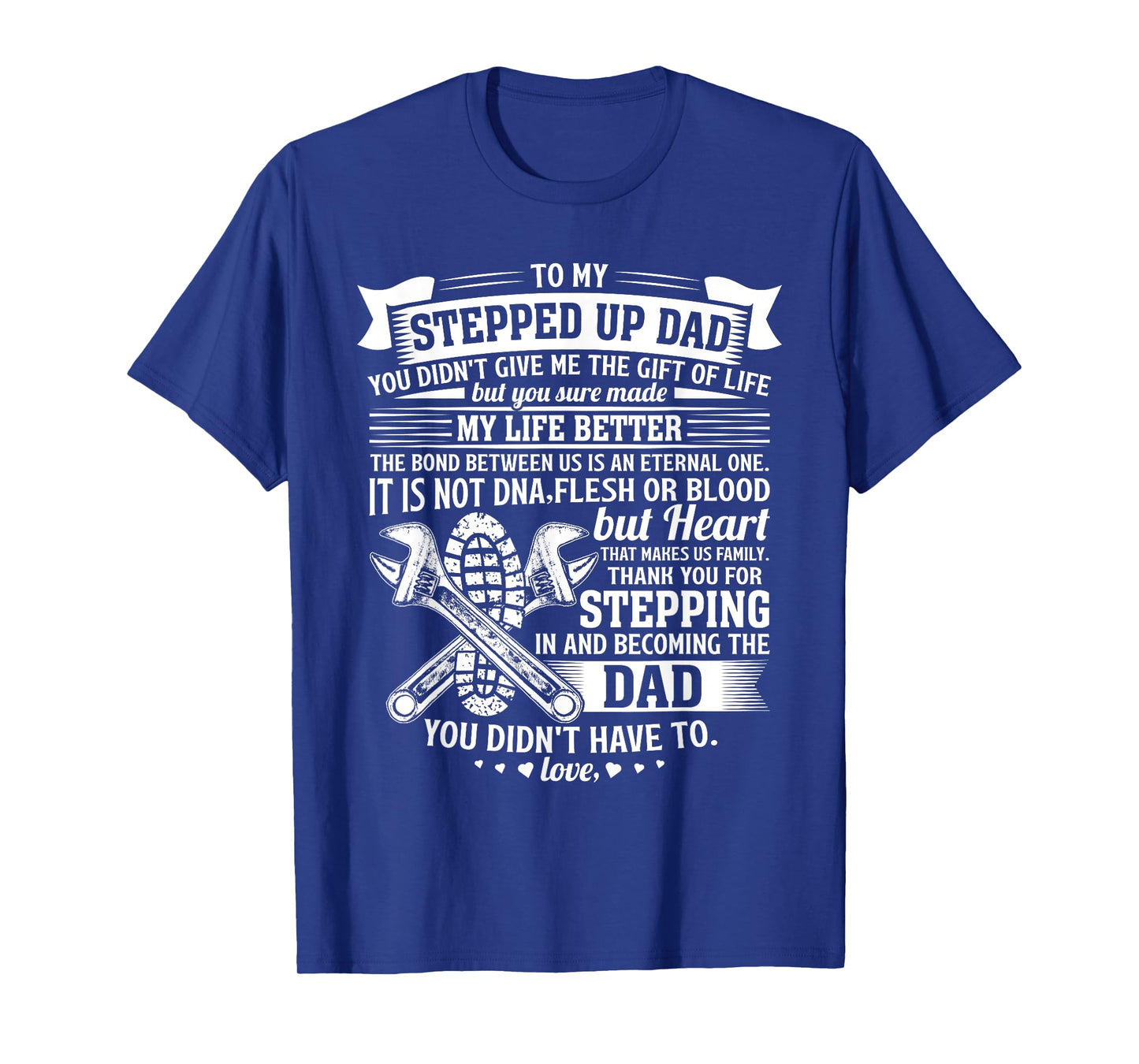 Mechanic stepdad fathers day birthday gifts step dad men T-Shirt