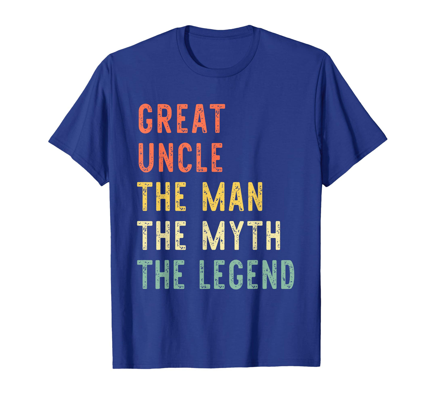 Great Uncle The Man The Myth The Legend Retro Vintage T-Shirt