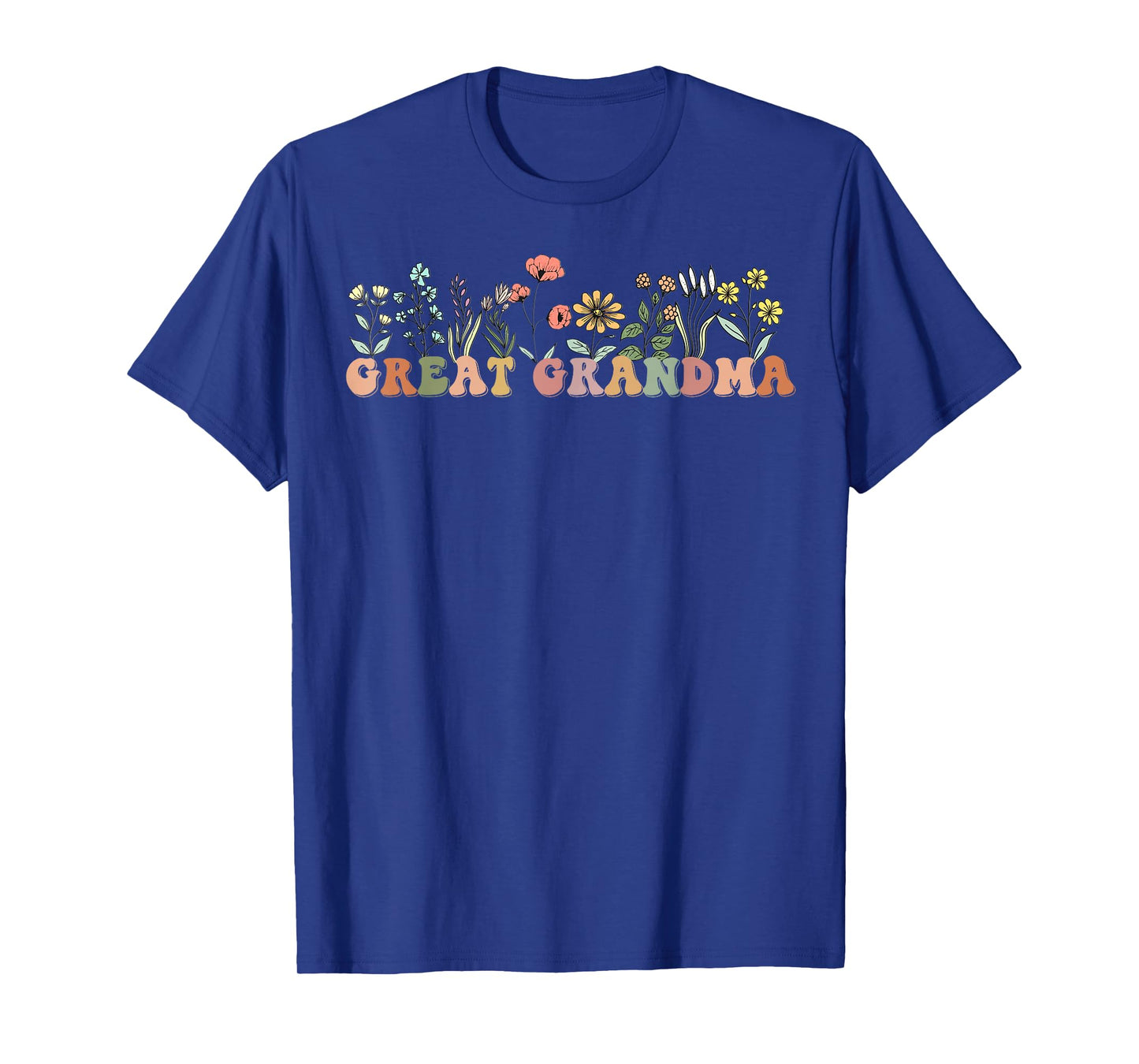 Wildflowers Great Grandma Floral Mother's Day Great Grandma T-Shirt