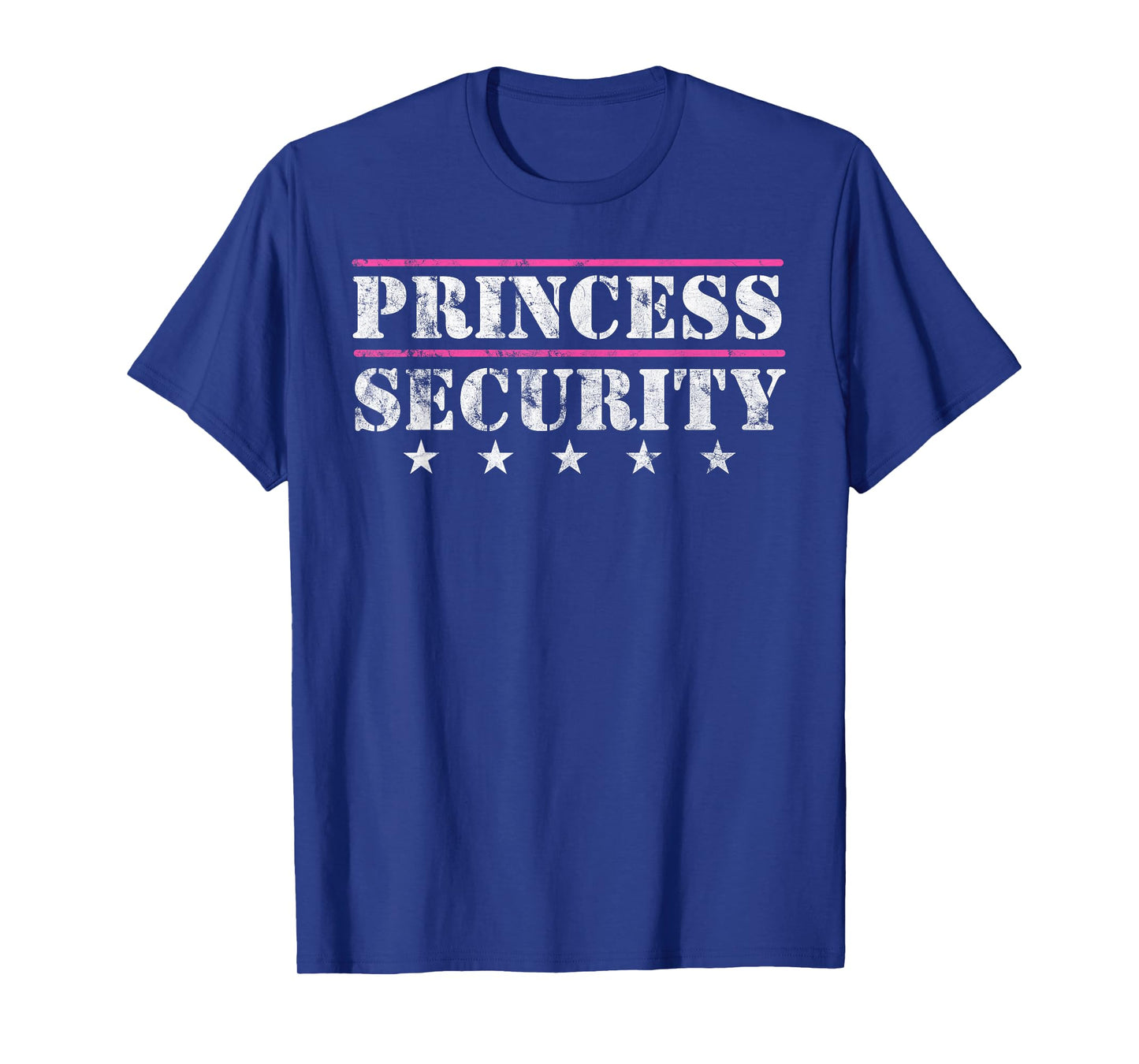Family Matching Team Girl for Boyfriend Father Princess Security Birthday Party Funny Dad Mom Daughter T-Shirt - Black, Small