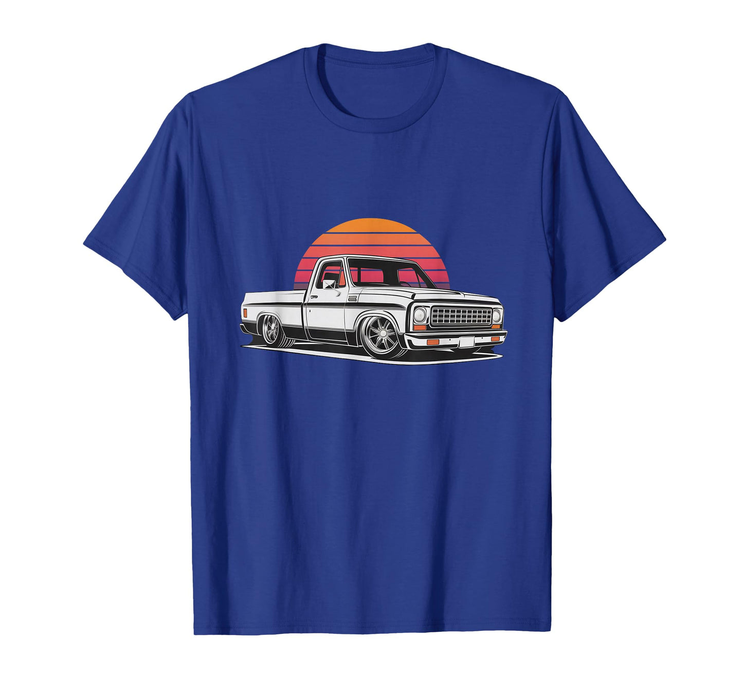 Vintage 73-87 Mini C10 Truck Slammed Graphic Dad Gag Father T-Shirt