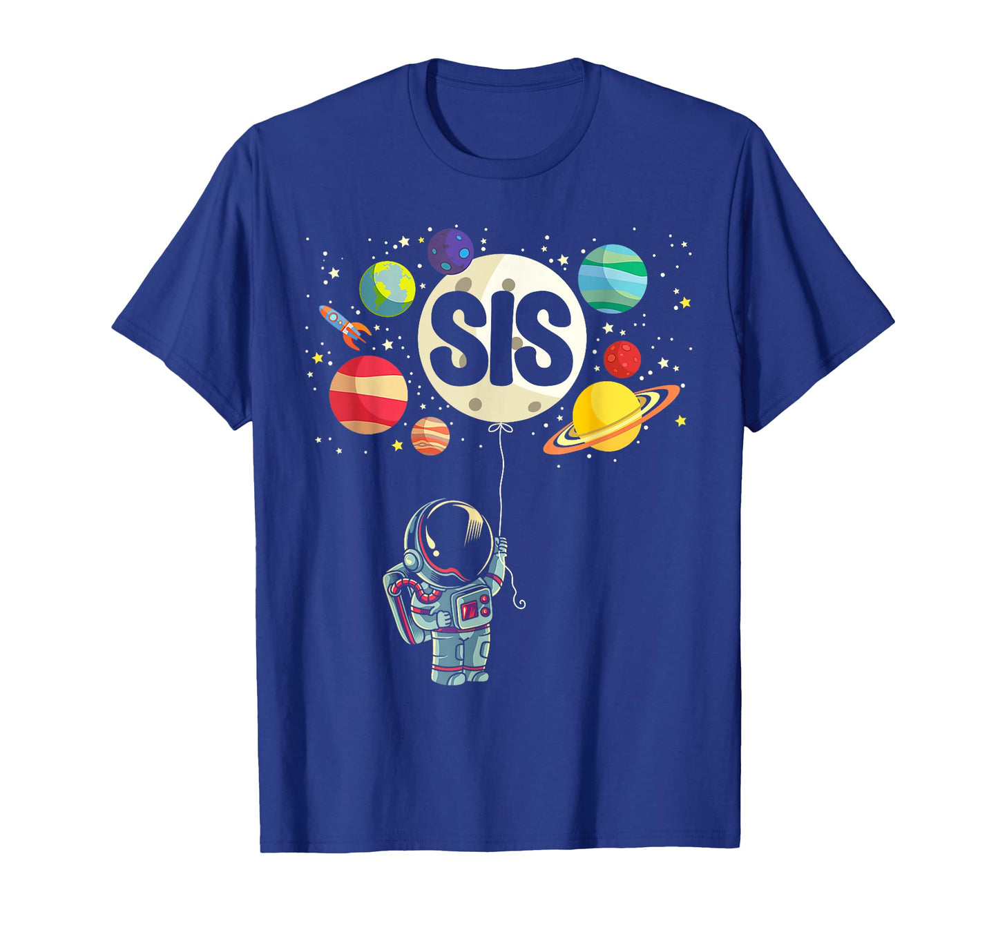 Sister of The Birthday Boy Space Astronaut 1st Birthday T-Shirt