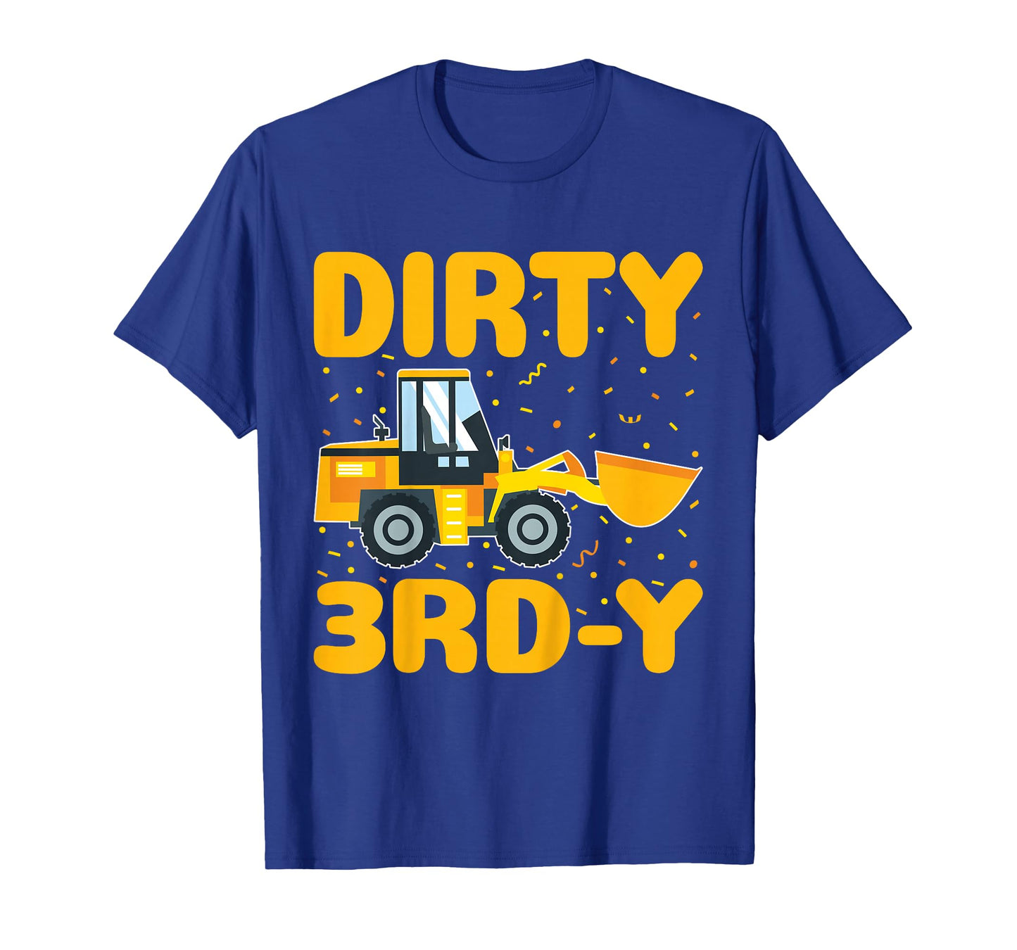 Dirty 3rd-Y Construction Kids 3 Years Old 3rd Birthday Party T-Shirt