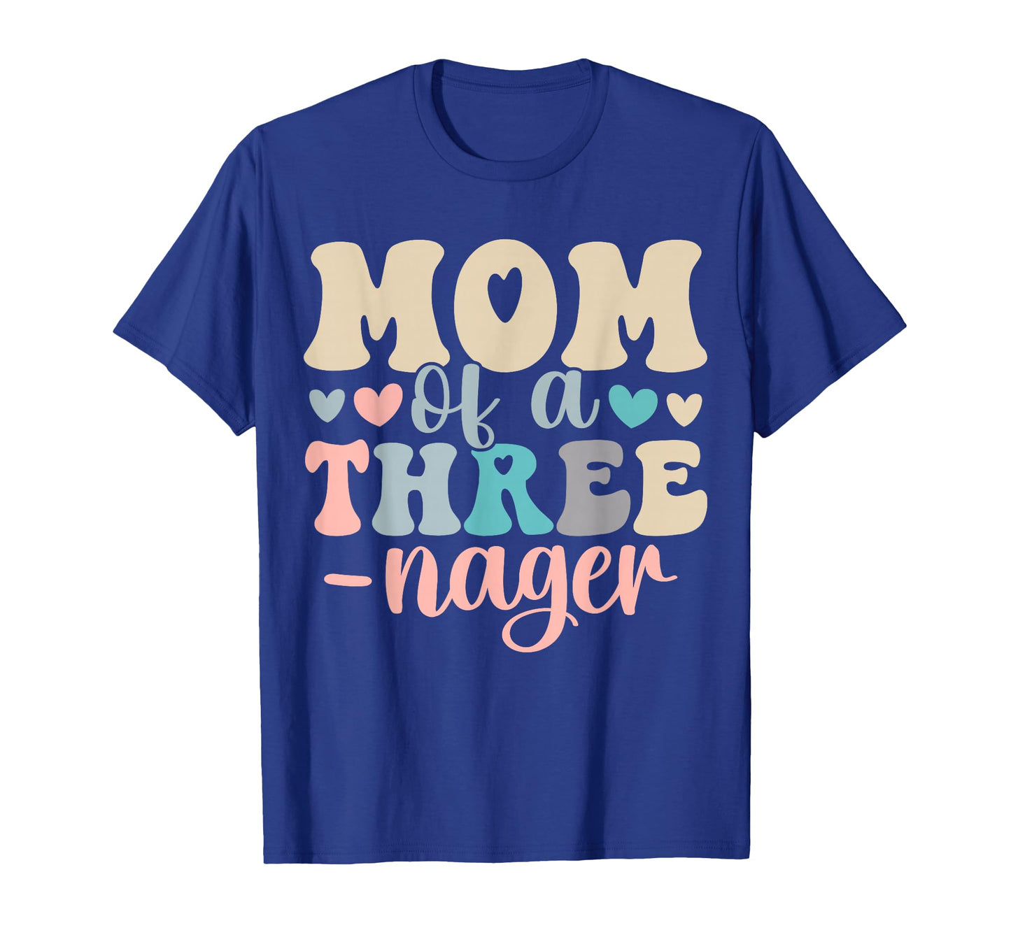 Mom Of A Threenager 3rd Birthday Matching Family Boho T-Shirt