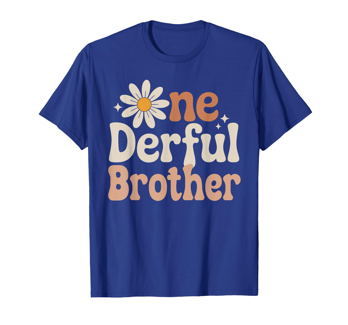 One derful Brother Wild One Daisy 1st Birthday Family Party T-Shirt