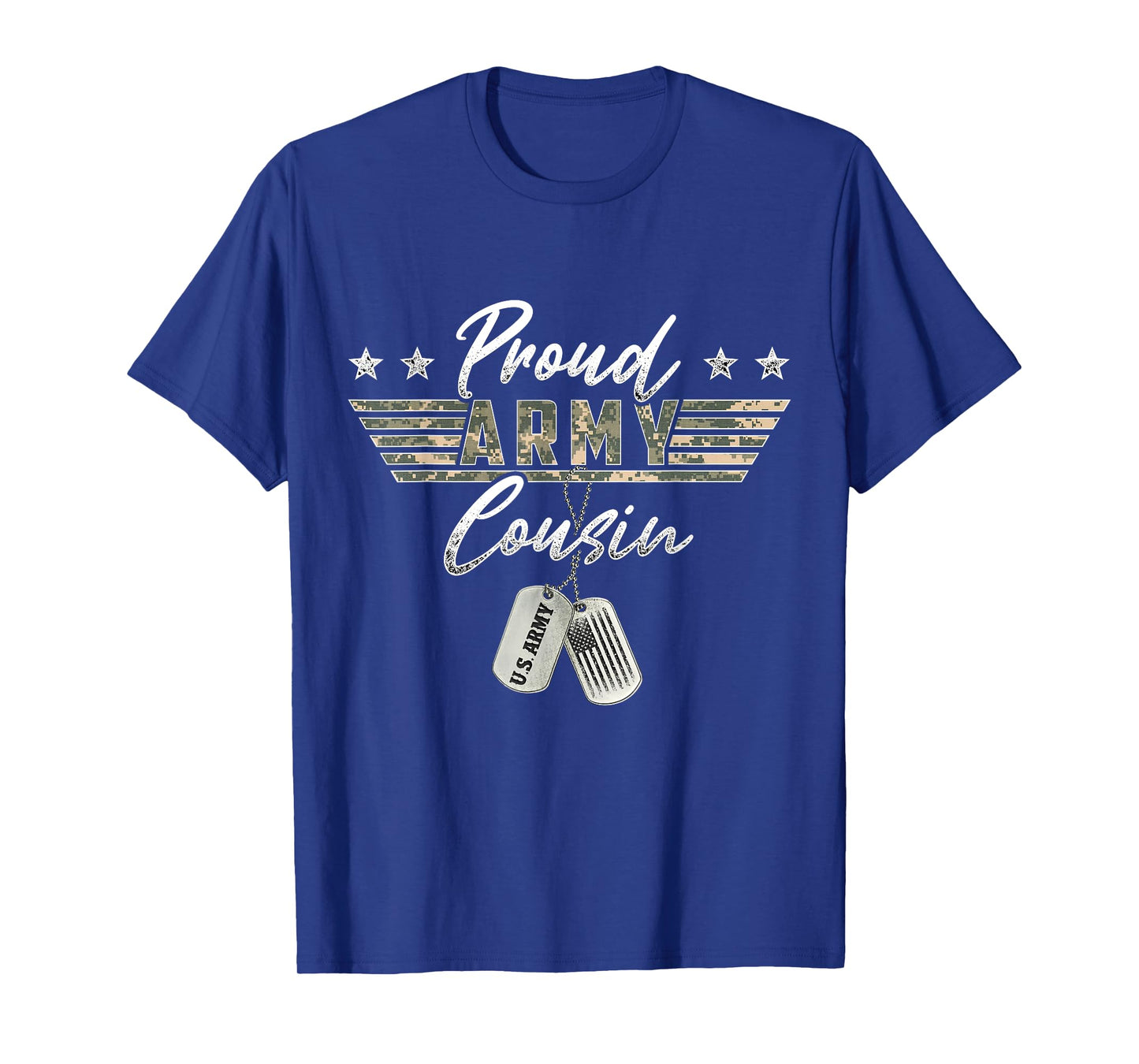 Proud U.S. Army & Military Family Military Gift Proud Army Cousin American Veteran Military T-Shirt