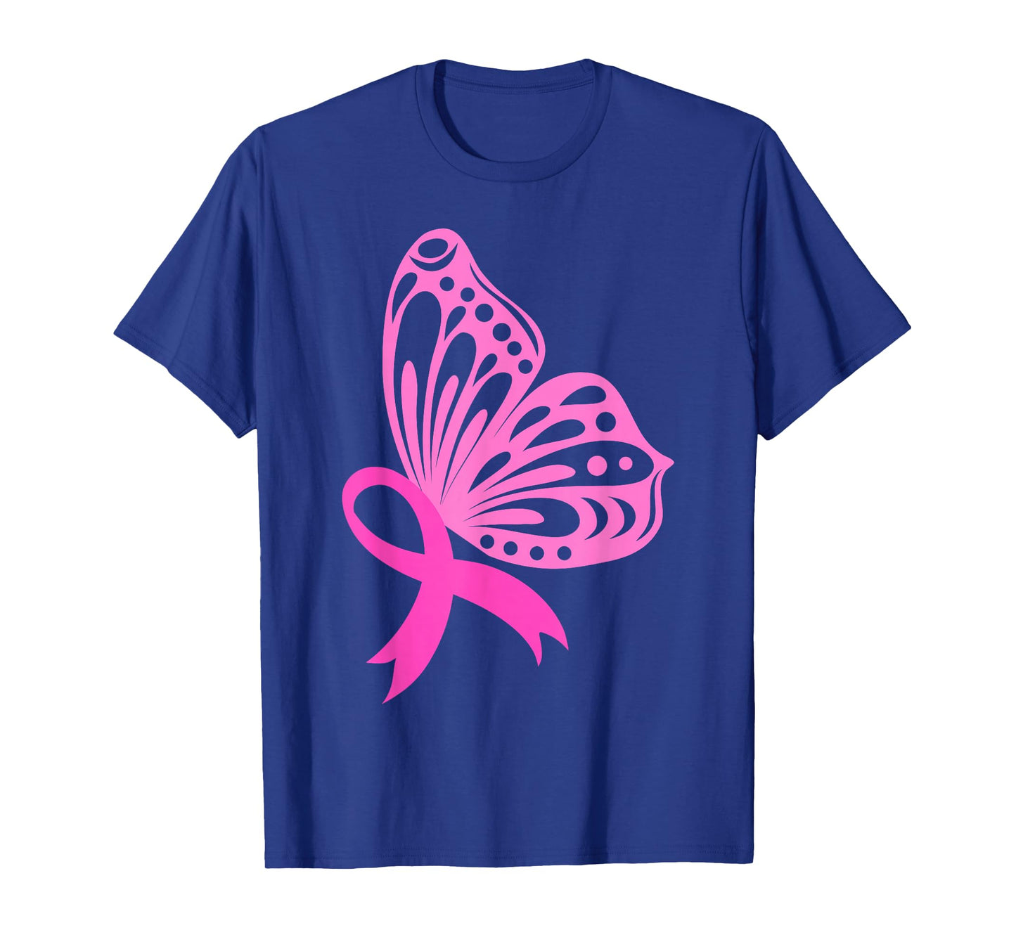 Pink Ribbon Butterfly | Breast Cancer T-Shirt