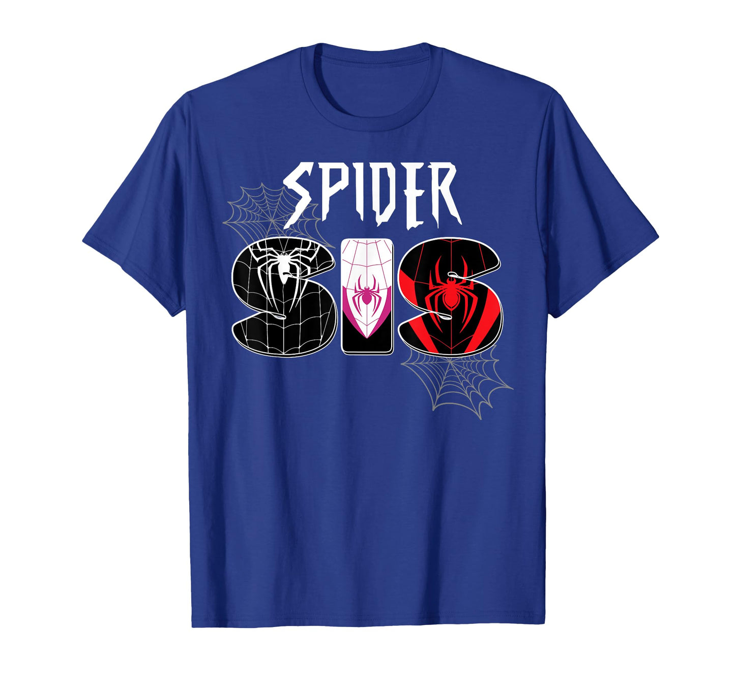 Birthday Party Family Spider Web Sister Cute Big Sis T-Shirt
