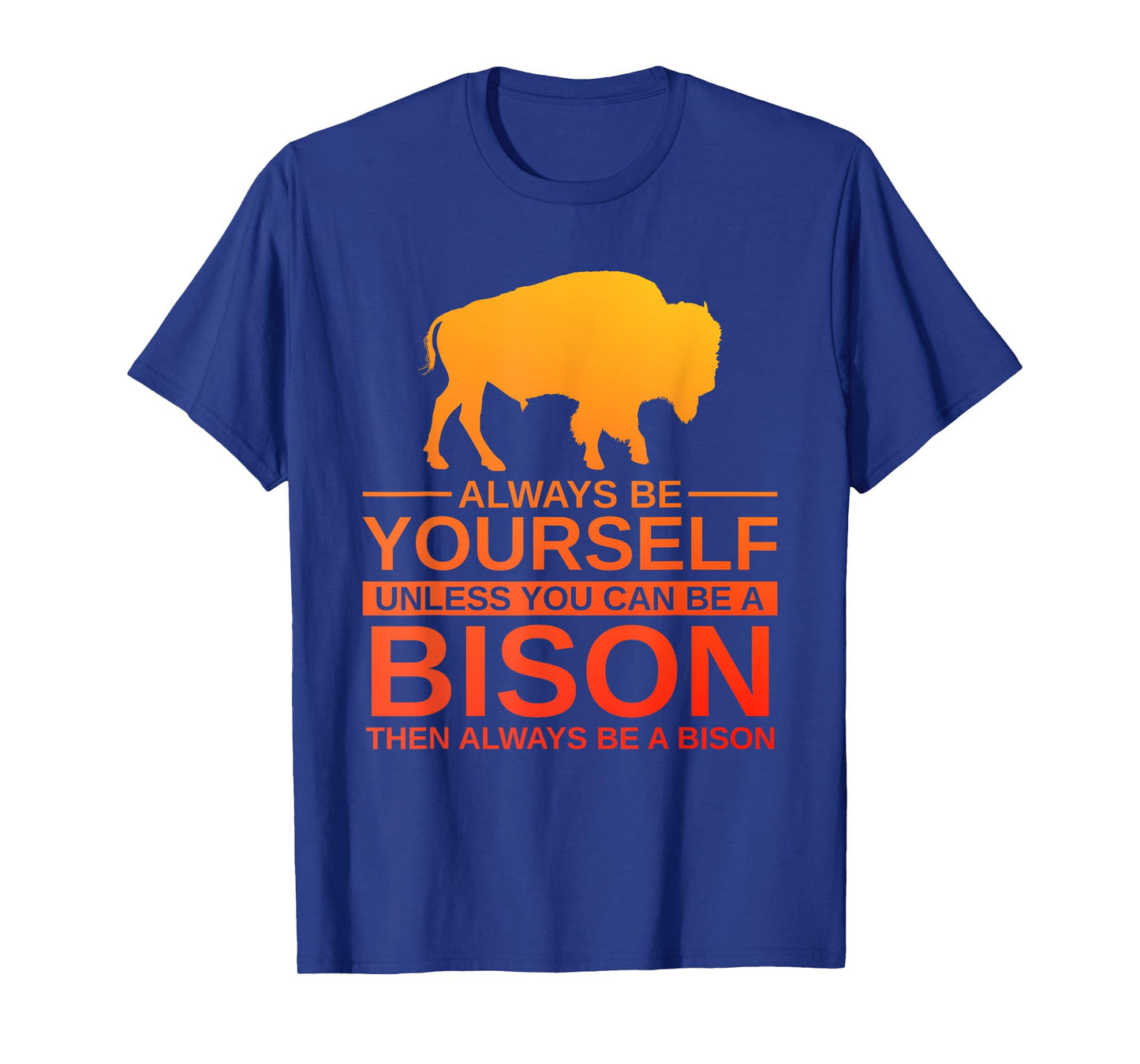 Cool Bison Design For Men Women Buffalo Animal Lovers Bison T-Shirt
