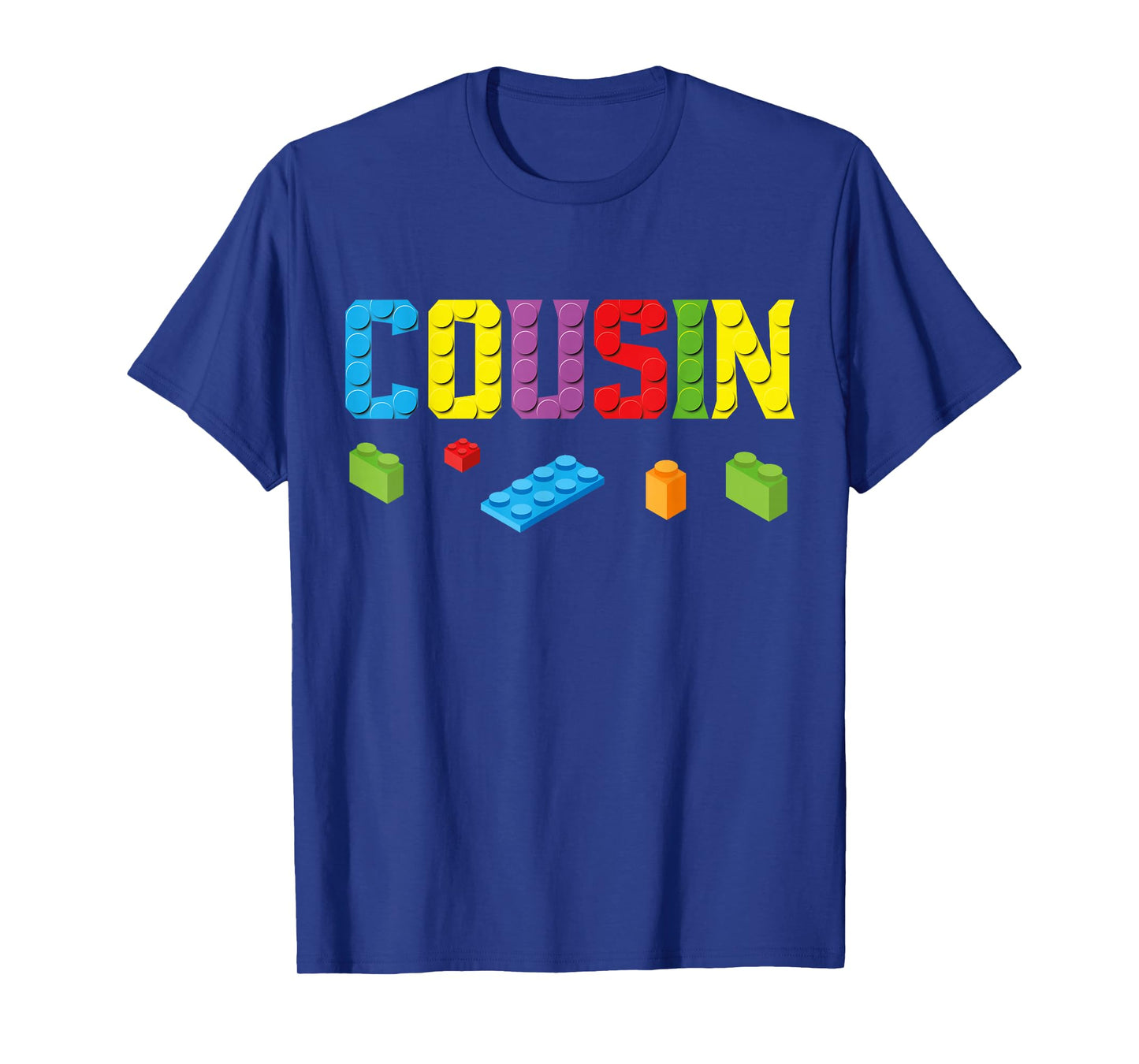 Cousin Master Builder Building Bricks Blocks Family Set Men T-Shirt