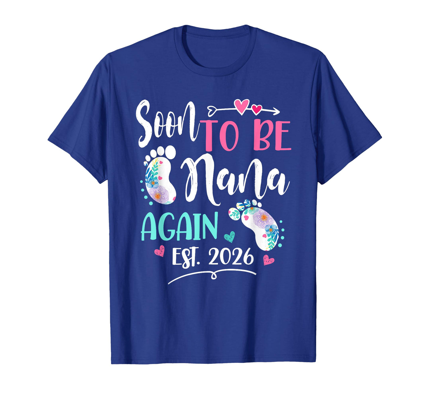 Womens Soon to be Nana Again 2026 Mother's Day T-Shirt