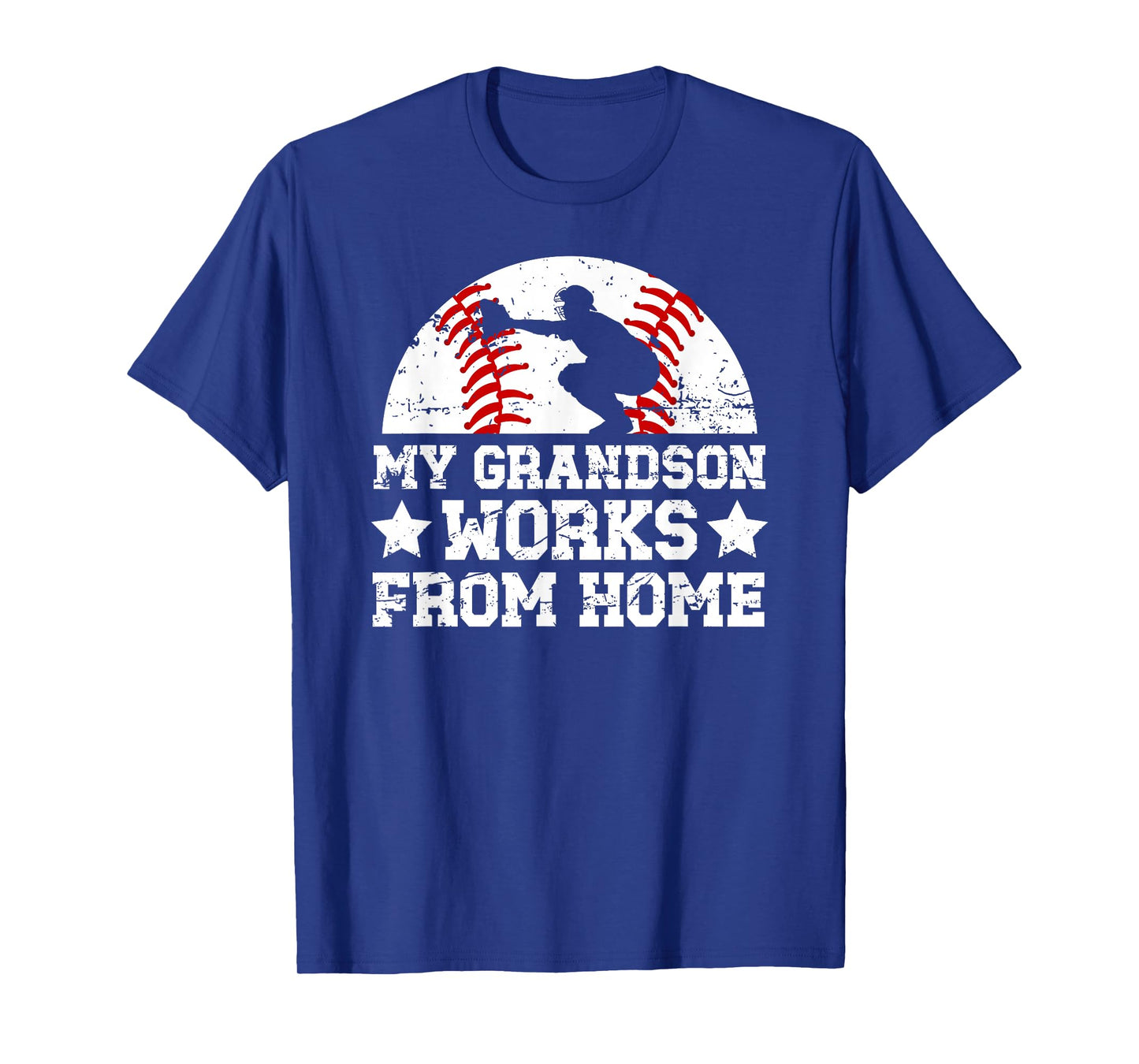 My Grandson Baseball Catcher Grandpa Of A Baseball Catcher T-Shirt