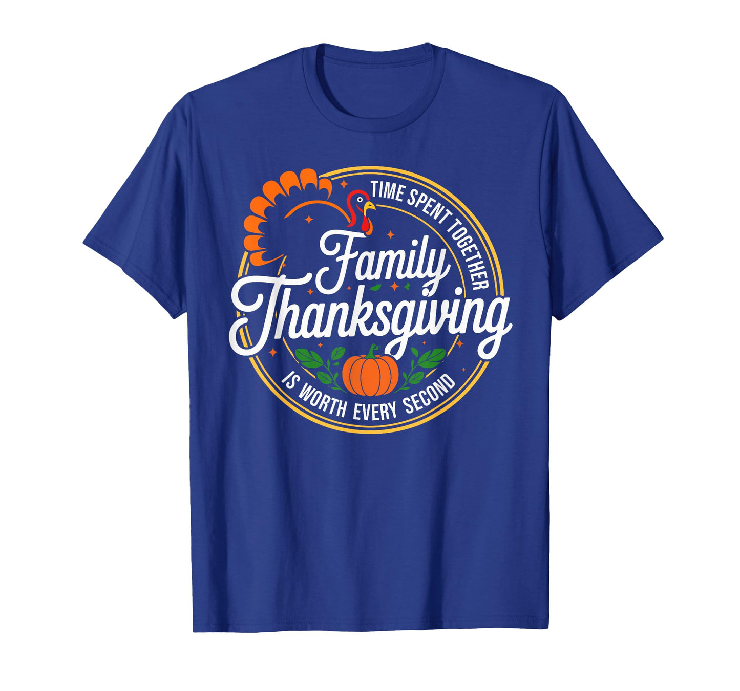 Family Thanksgiving 2025 Turkey Thankful Fall Autumn T-Shirt