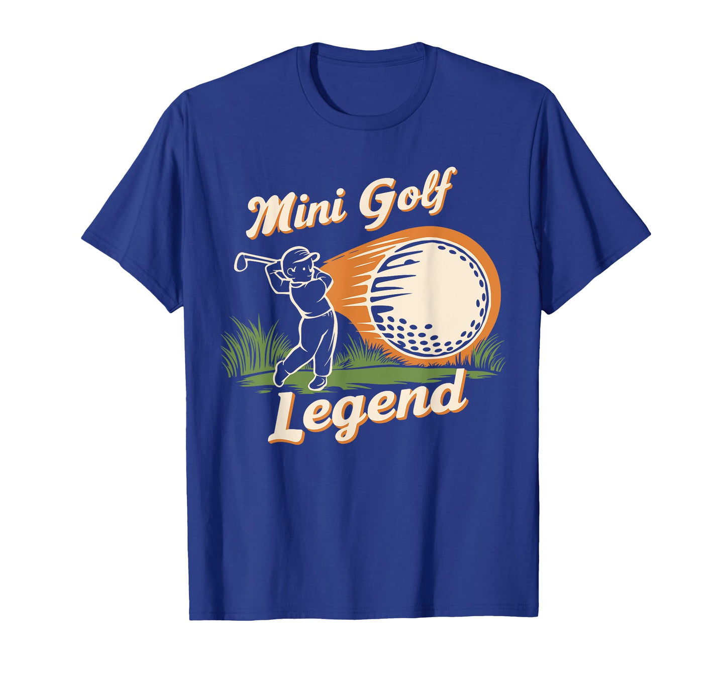 Mini Golf Legend Funny Miniature Golf Champion Vintage Kids T-Shirt