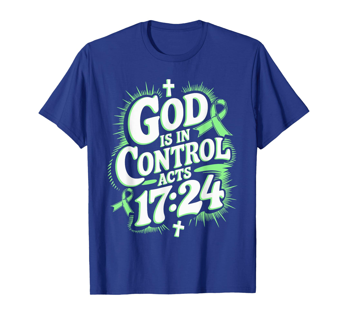 God Is In Control Survivor Non-Hodgkin Lymphoma Awareness T-Shirt