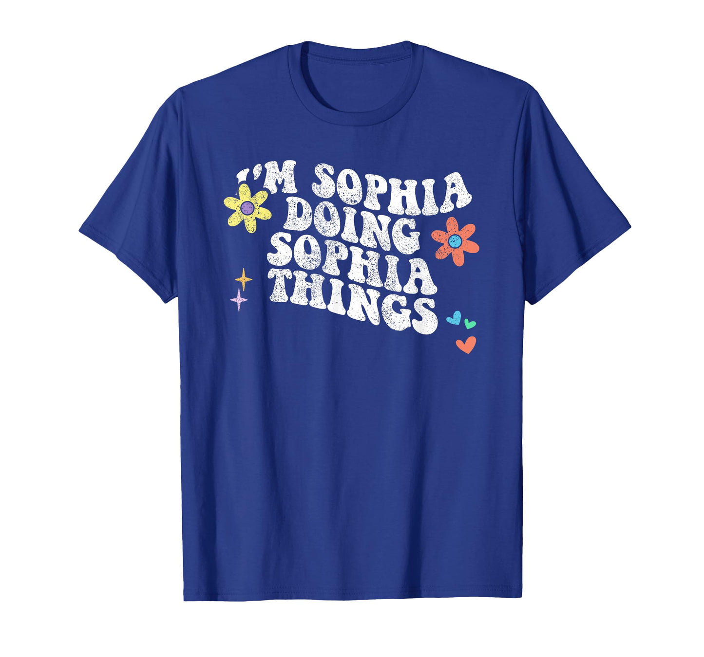 Retro Groovy Im SOPHIA Doing SOPHIA Things Funny Mothers Day T-Shirt
