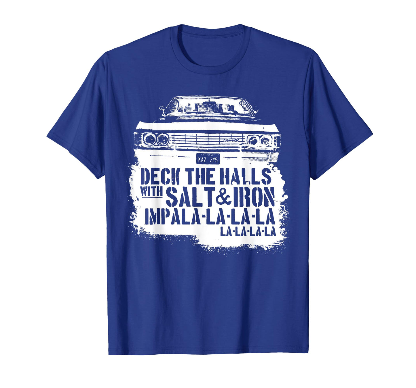 Deck Funny The Funny Halls With Salt & Iron Impala la la T-Shirt