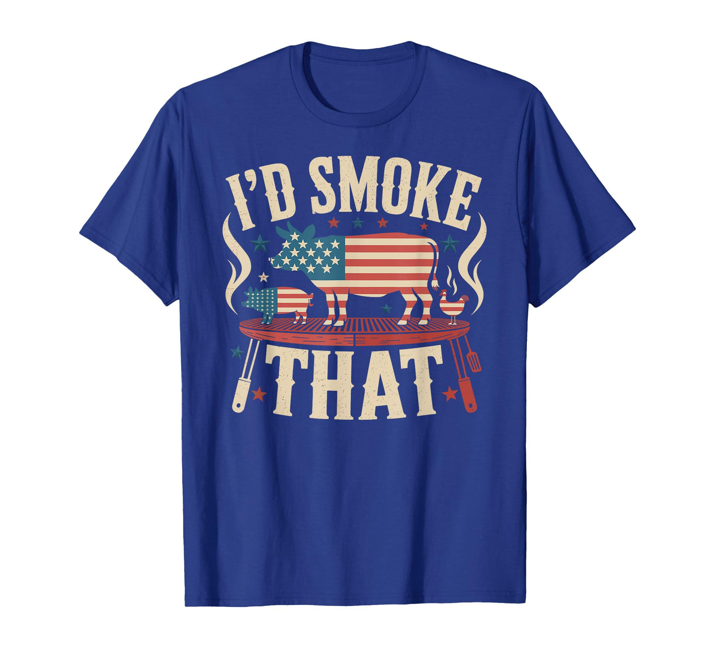 I'd Smoke That Meat Grilling BBQ T-Shirt